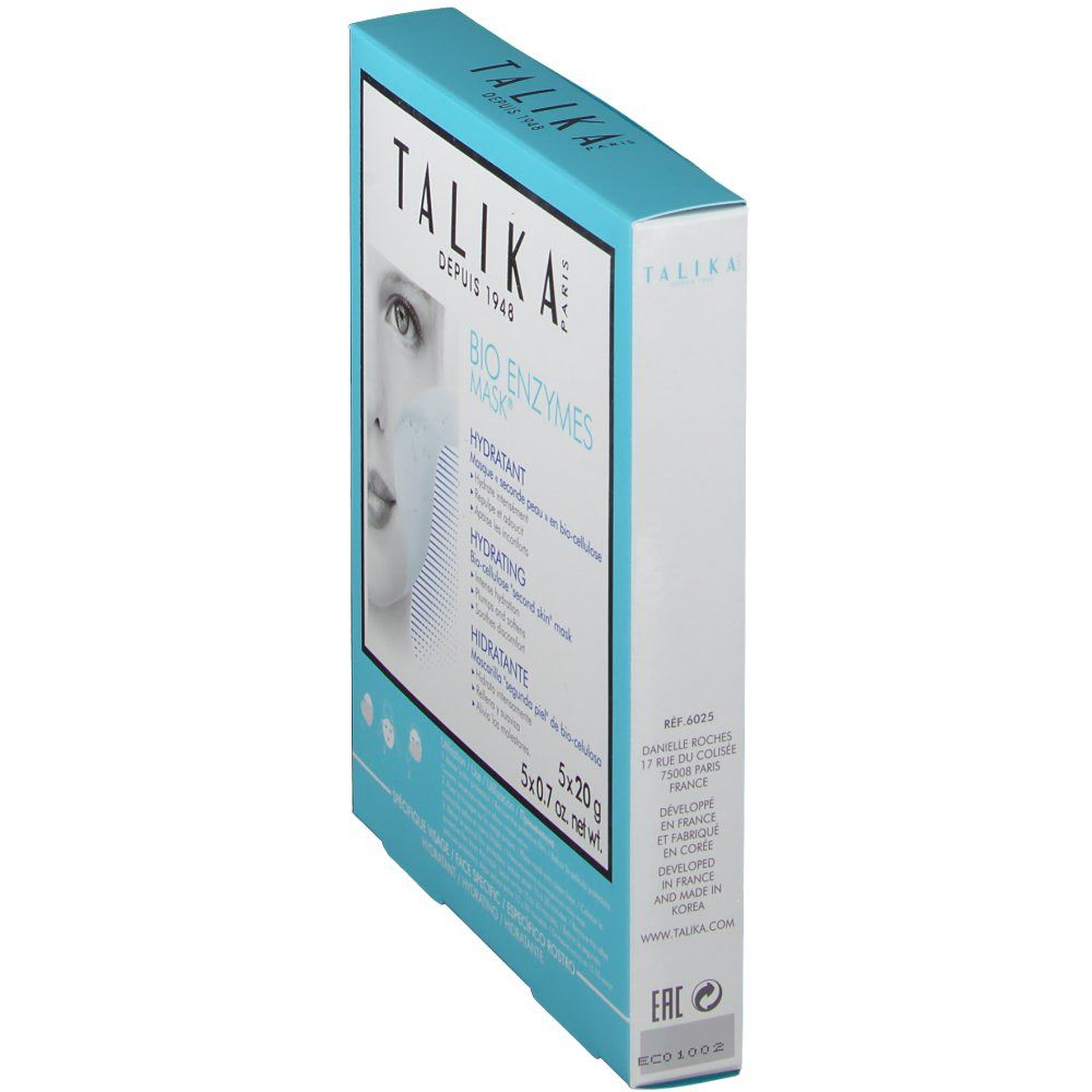 Talika Bio Enzymes Masque Hydratant 5-PACK