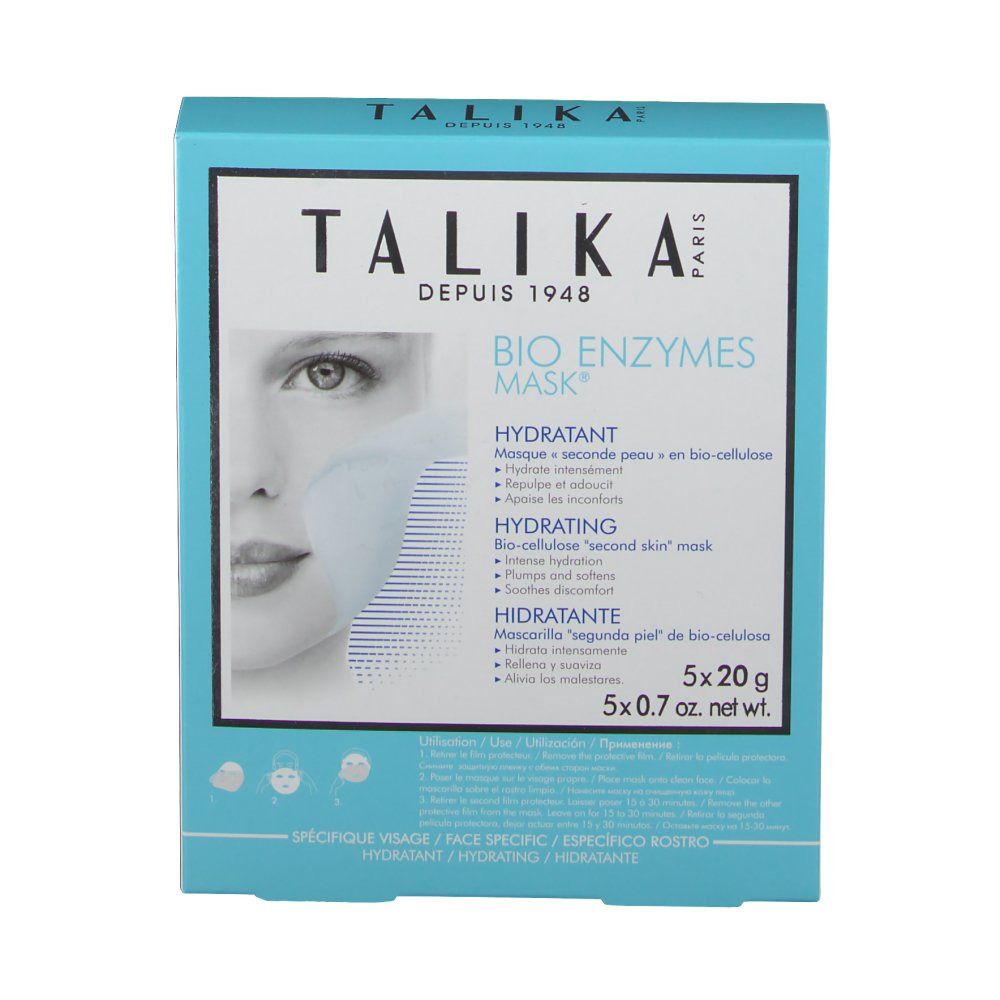 Talika Bio Enzymes Masque Hydratant 5-PACK
