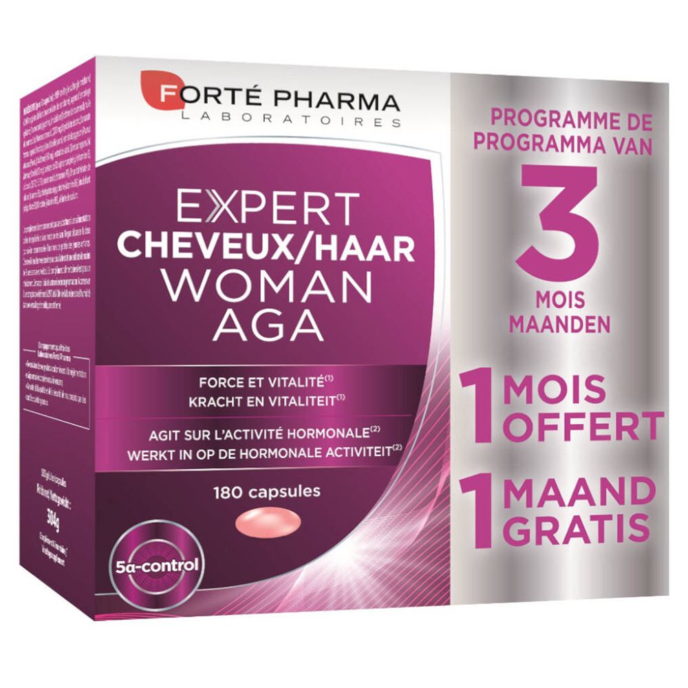 Forté Pharma Expert Haar Vrouw AGA 2+1 Maand GRATIS