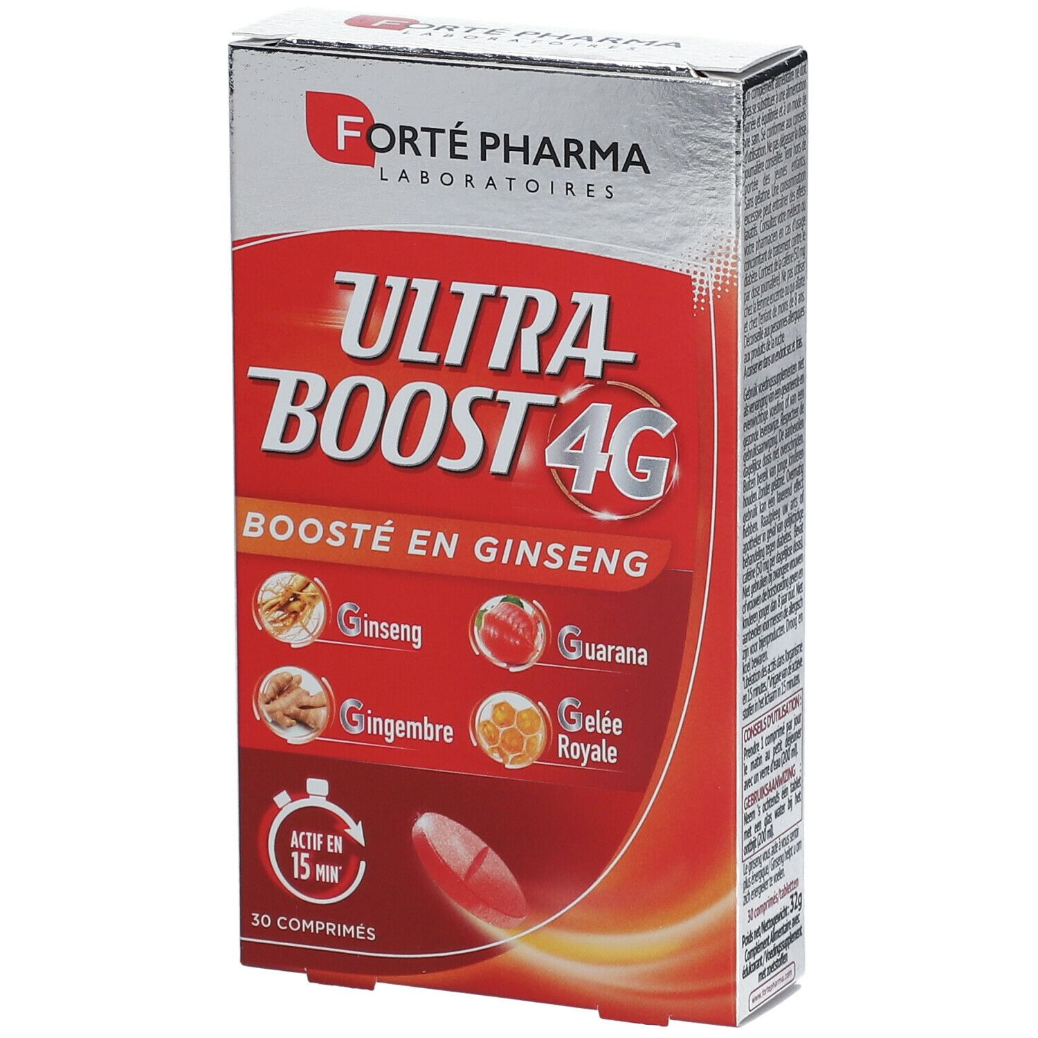 Forté Pharma Vitalité 4G Ultra Boost + Ginseng