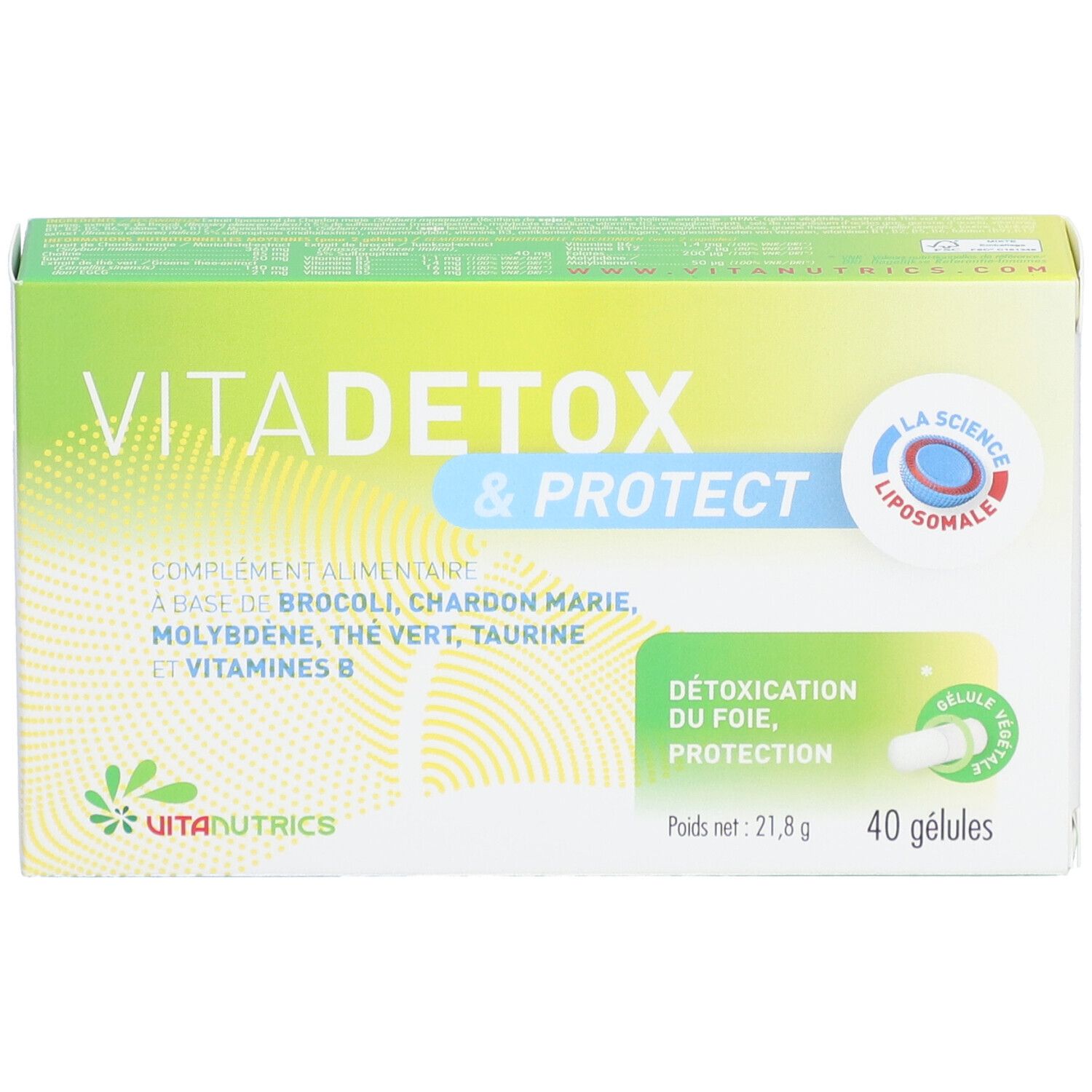 Vitanutrics VITADETOX & PROTECT - Complément alimentaire