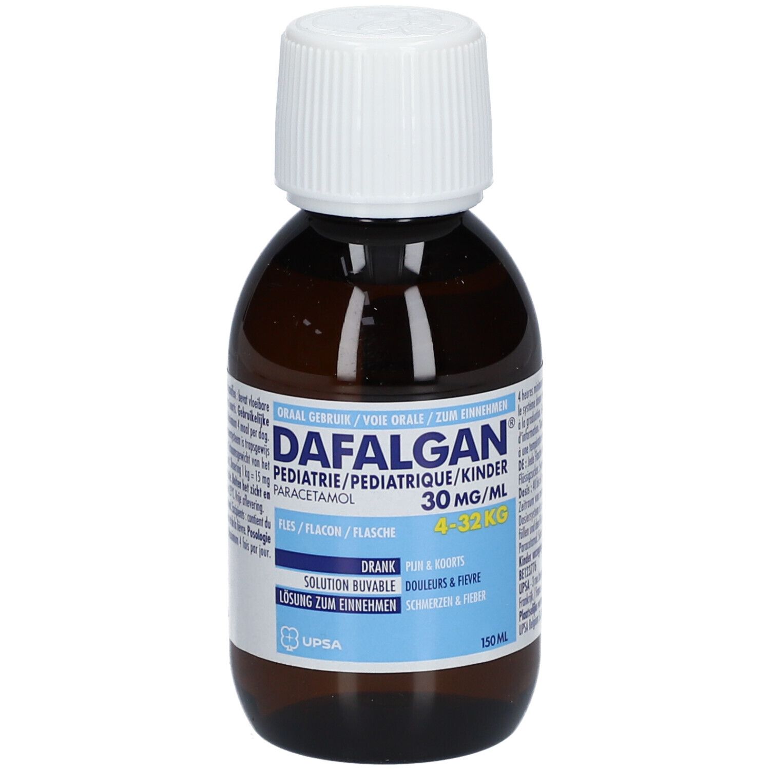 Dafalgan® Pédiatrique 30 mg Paracétamol/ml | Douleurs & Fièvre