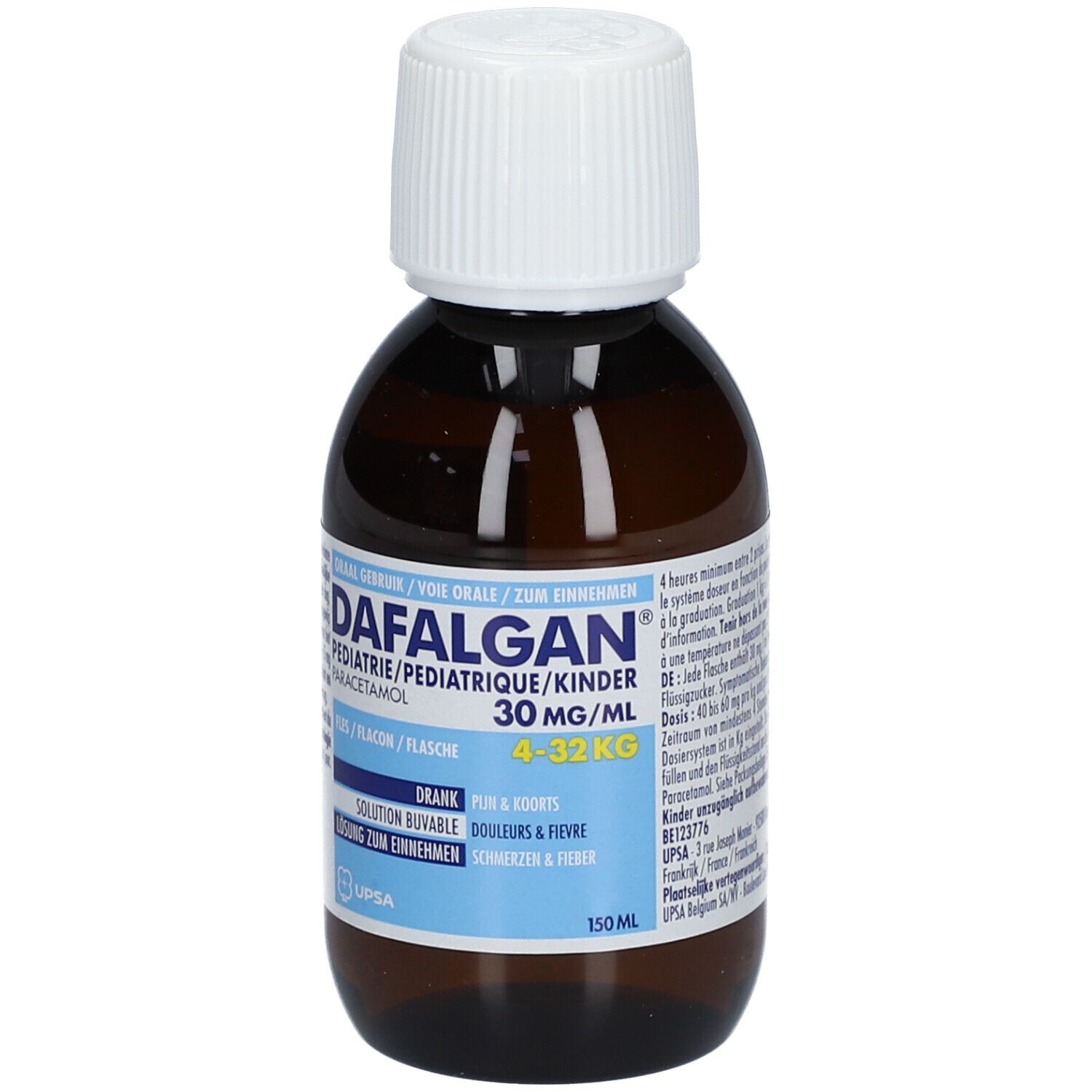 Dafalgan® Pédiatrique 30 mg Paracétamol/ml | Douleurs & Fièvre