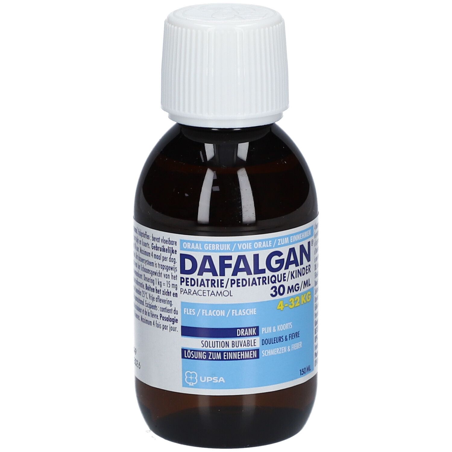 Dafalgan® Pediatrie 30 mg Paracetamol/ml | Pijn & Koorts