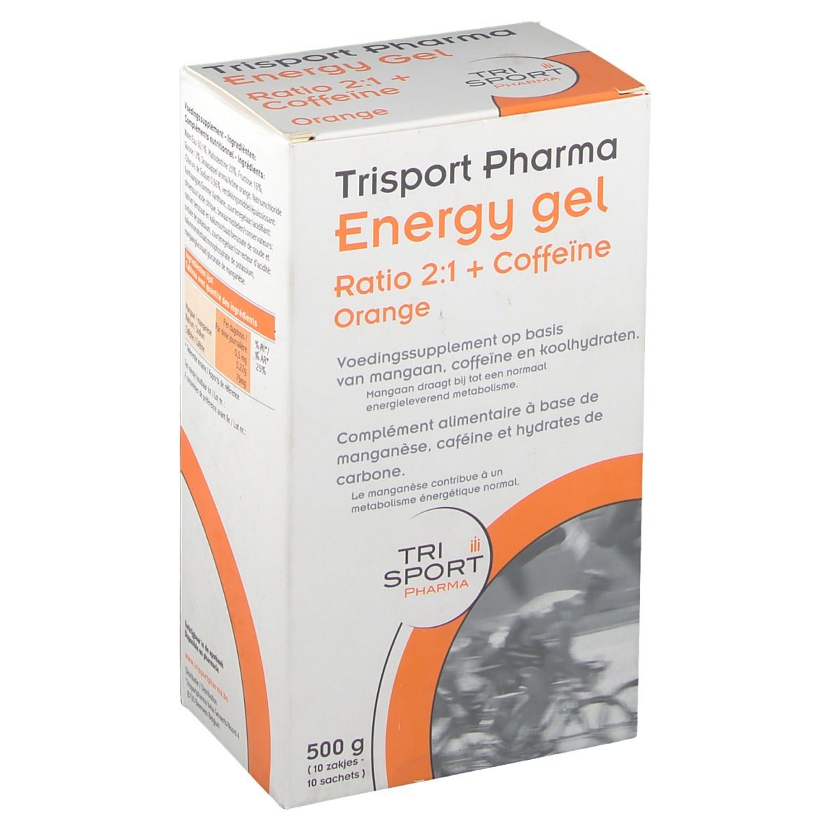 Trisport Pharma Energy Gel met Coffeïne Sinaas