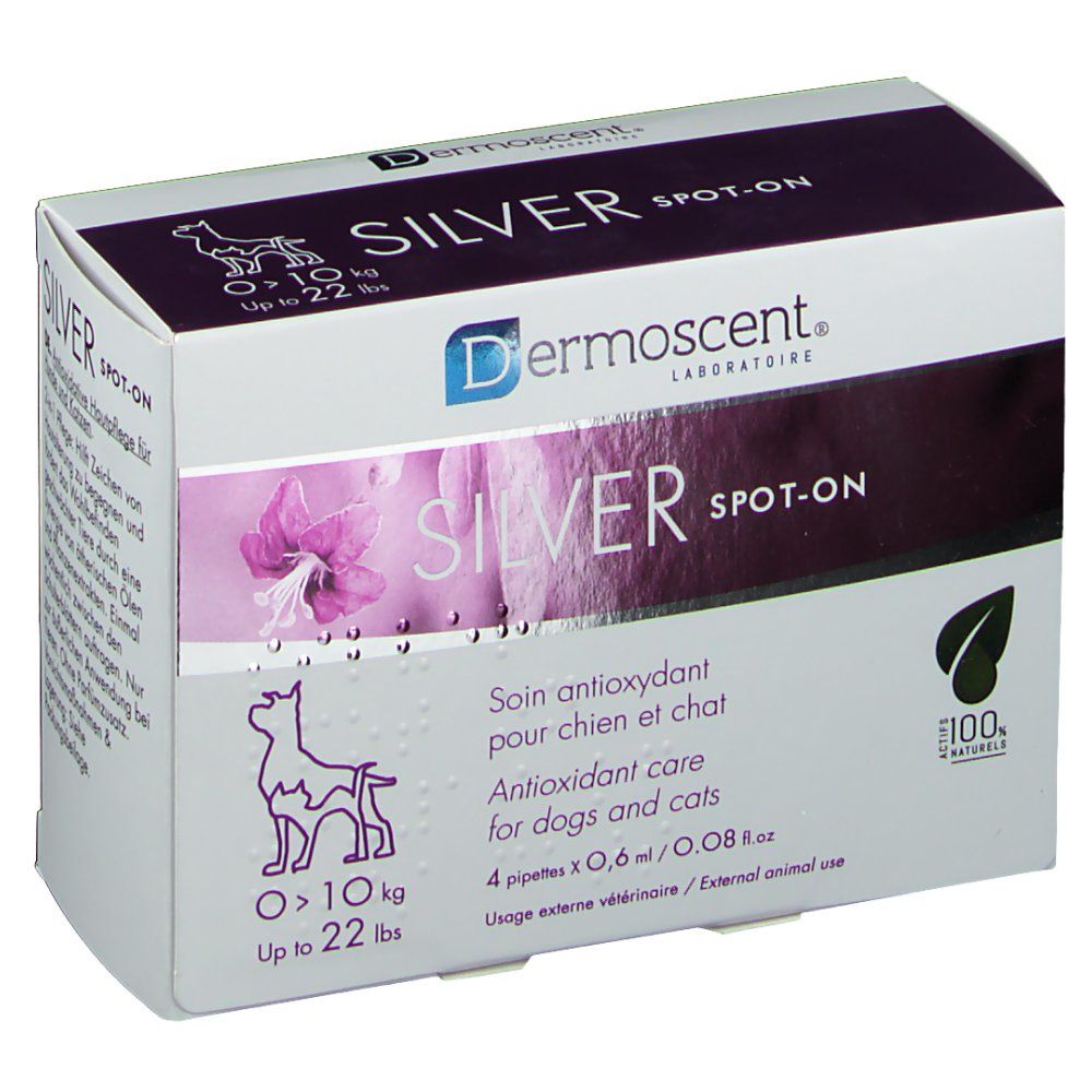 Dermoscent Silver Spot On Hond/Kat 110 kg