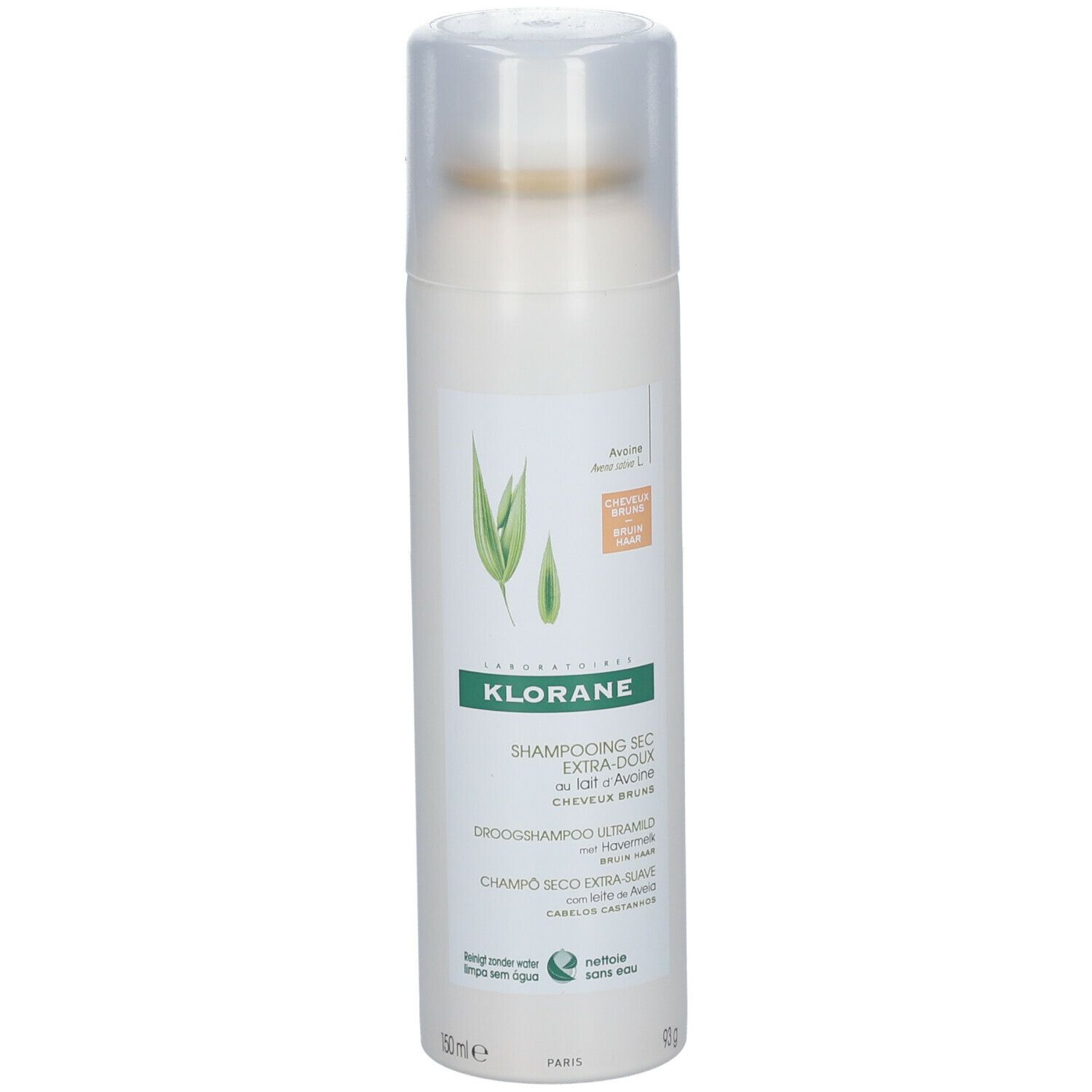 Klorane Dry Shampoo with Oat Milk Ultra Gentle Dark Hair