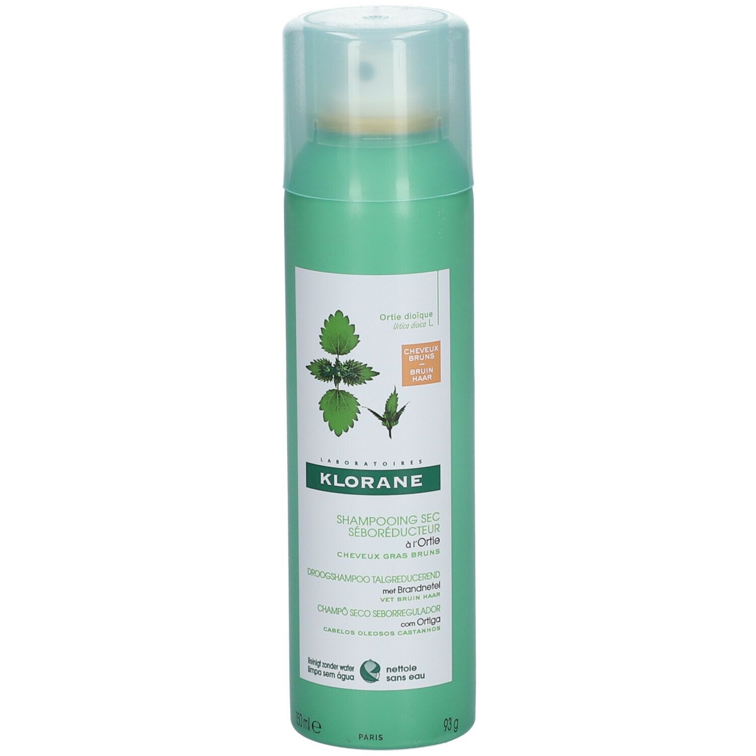 Klorane Dry Shampoo with Nettle Oil Control Dark Hair