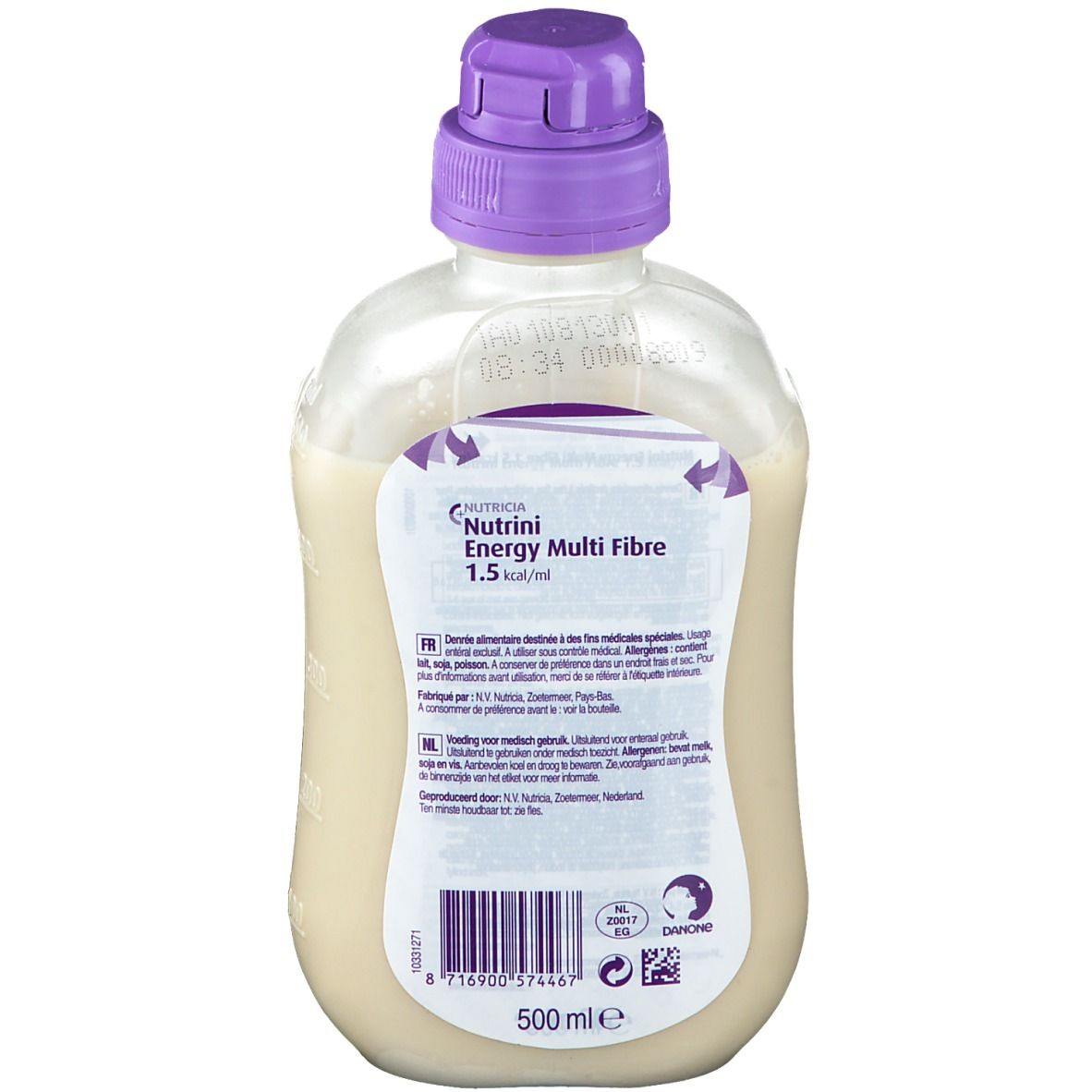 Nutrini Energy Multi Fibre Flacon Nm 500 ml Farmaline