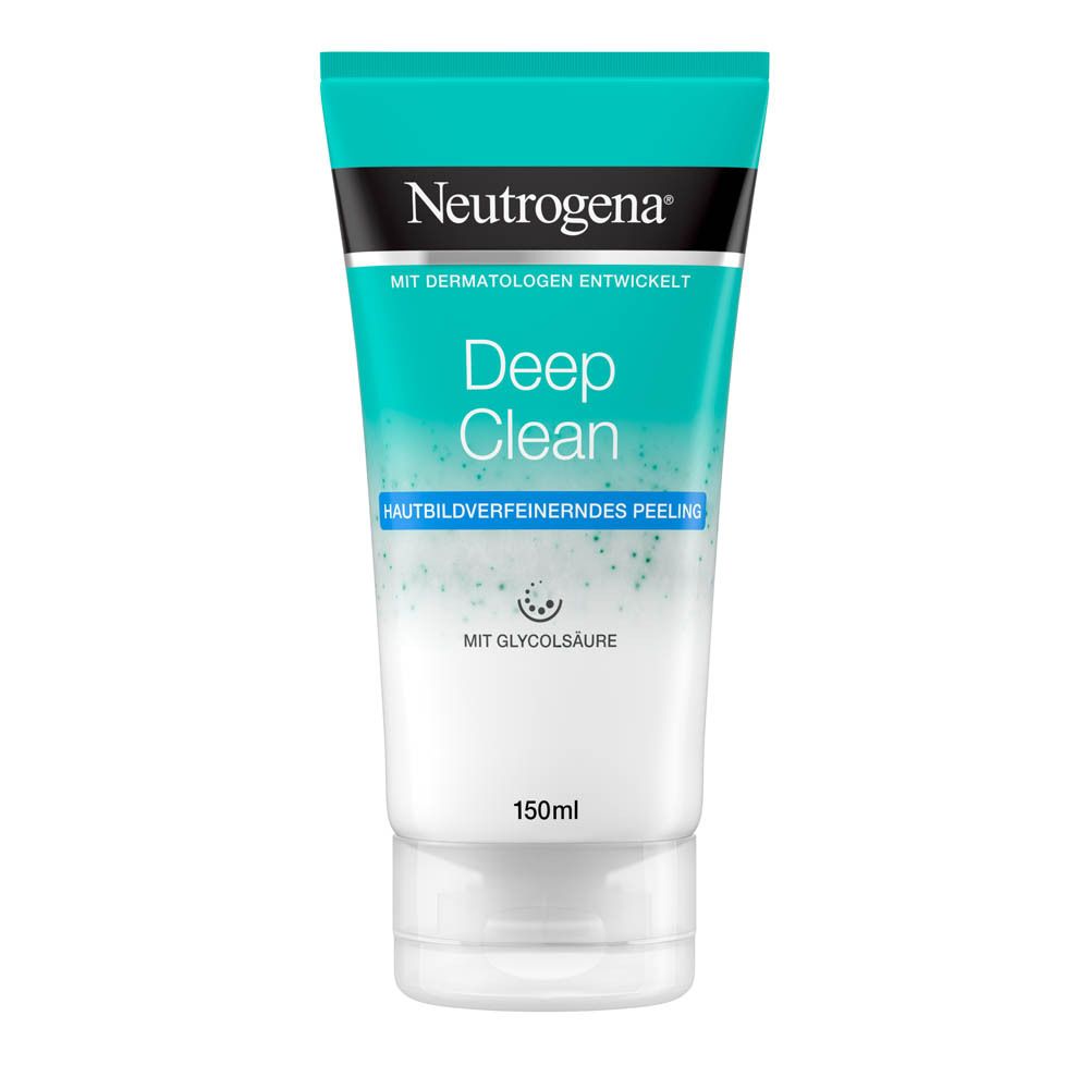 Neutrogena Deep Clean peeling tube met glycolzuur. Voor alle huidtypen.