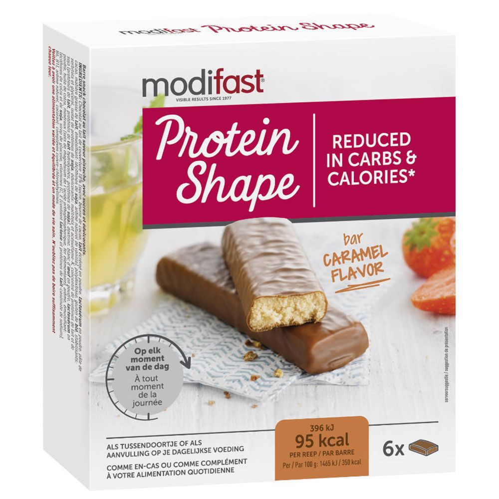 Modifast® Protein Shape Barres Chocolat au Lait - Caramel