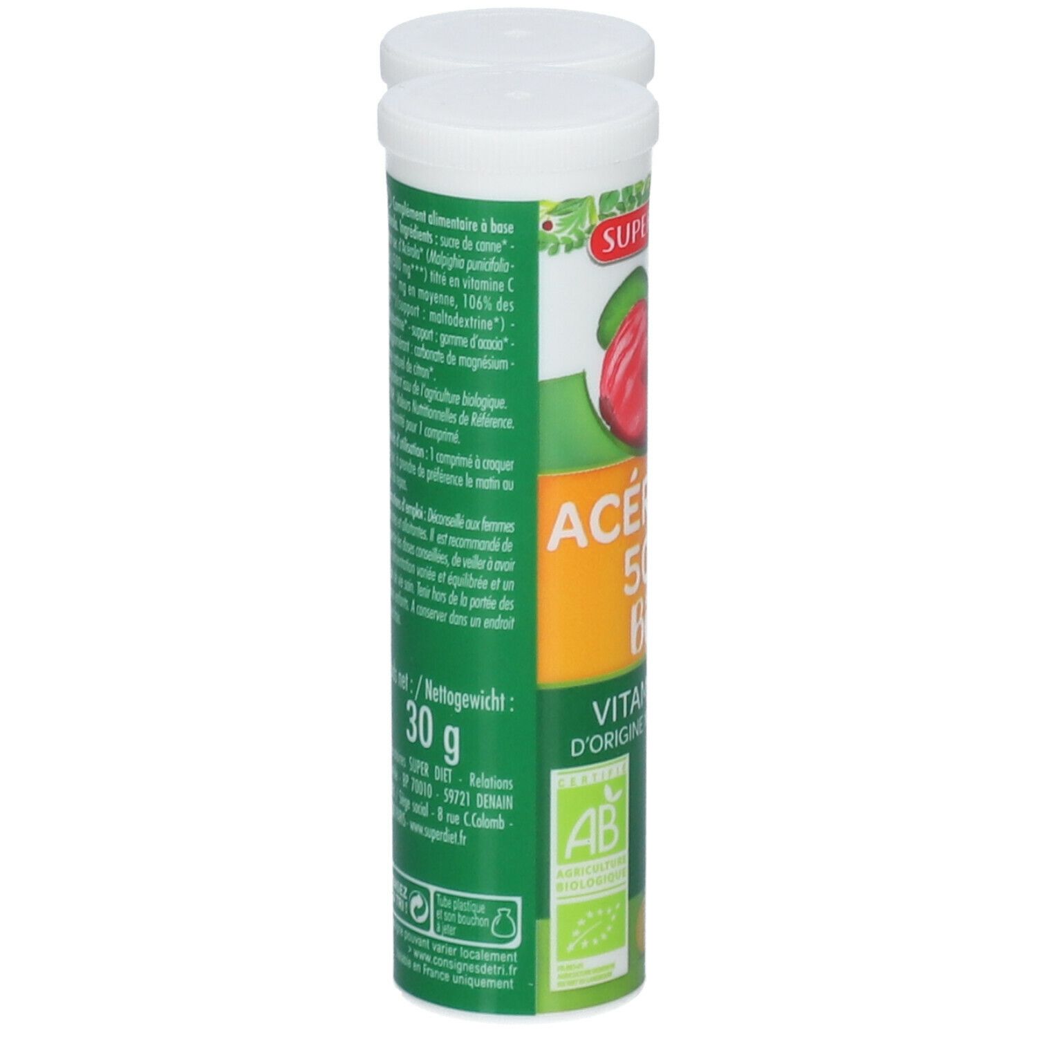 Superdiet Acerola 500 Bio
