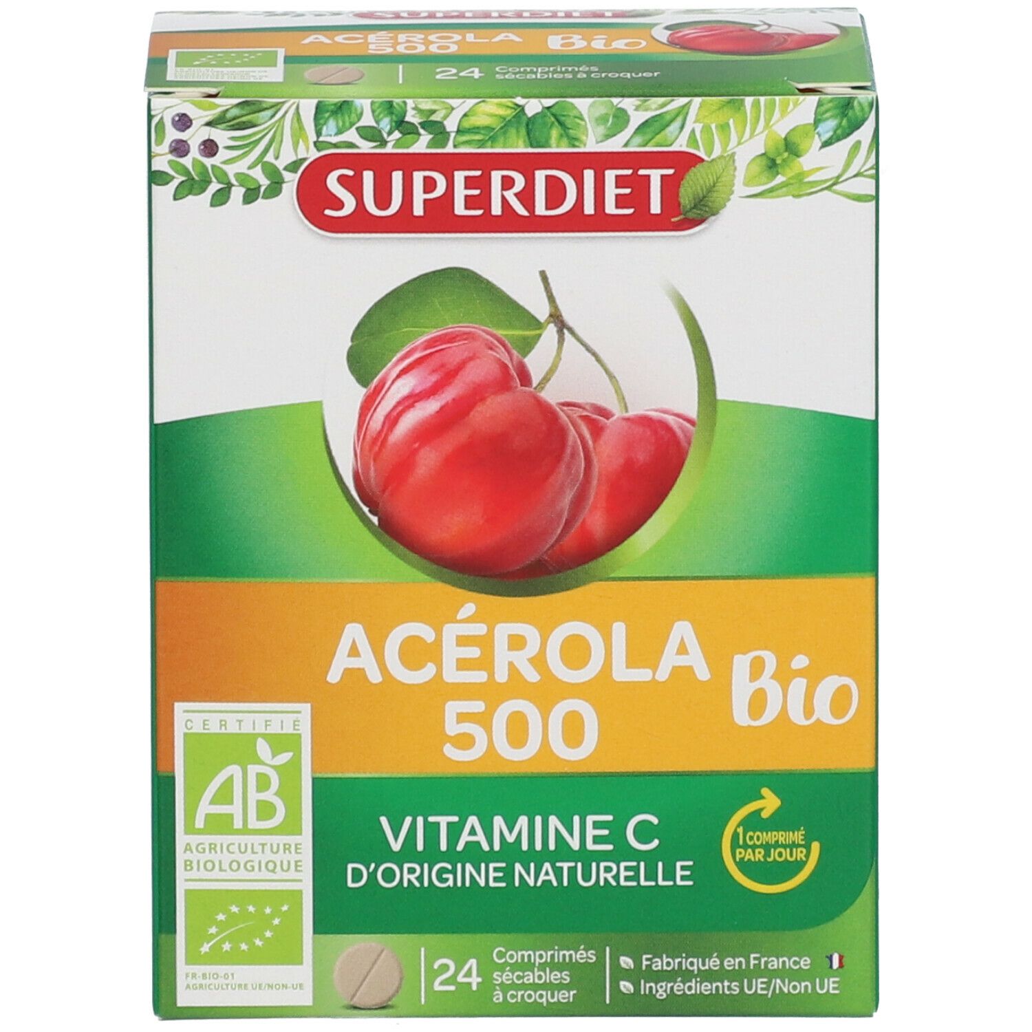 Superdiet Acerola 500 Bio