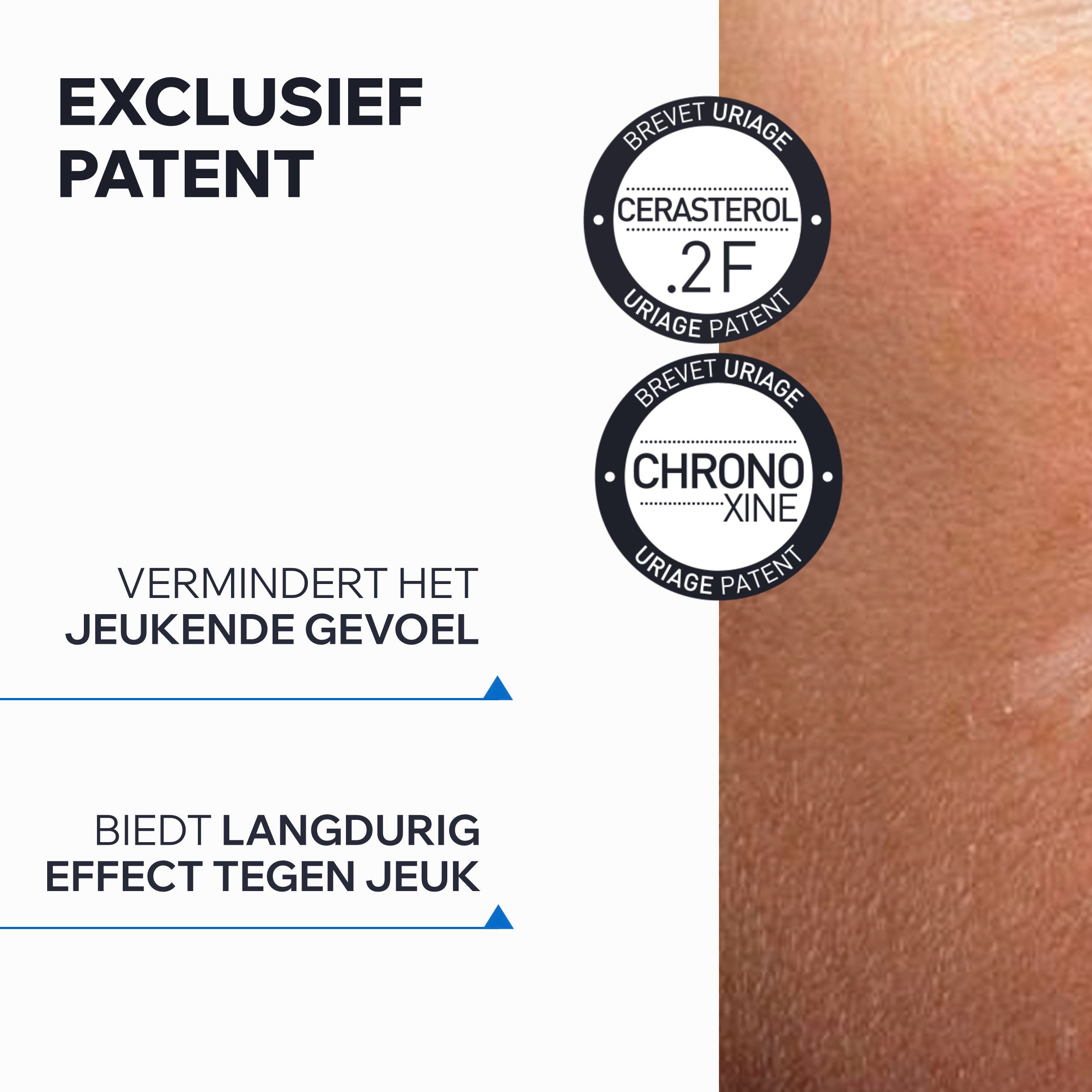 Grafiek met symbolen. Symbolen voor dermatologen, droge huid, zonder parfum en hoge tolerantie.