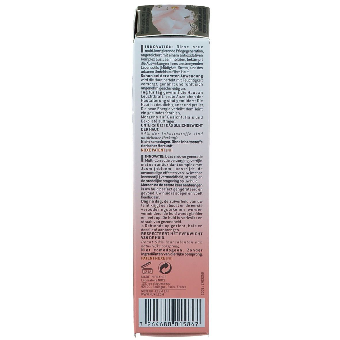 Nuxe Crème Prodigieuse Boost Multi-Correcterende Crème Normale tot Droge Huid