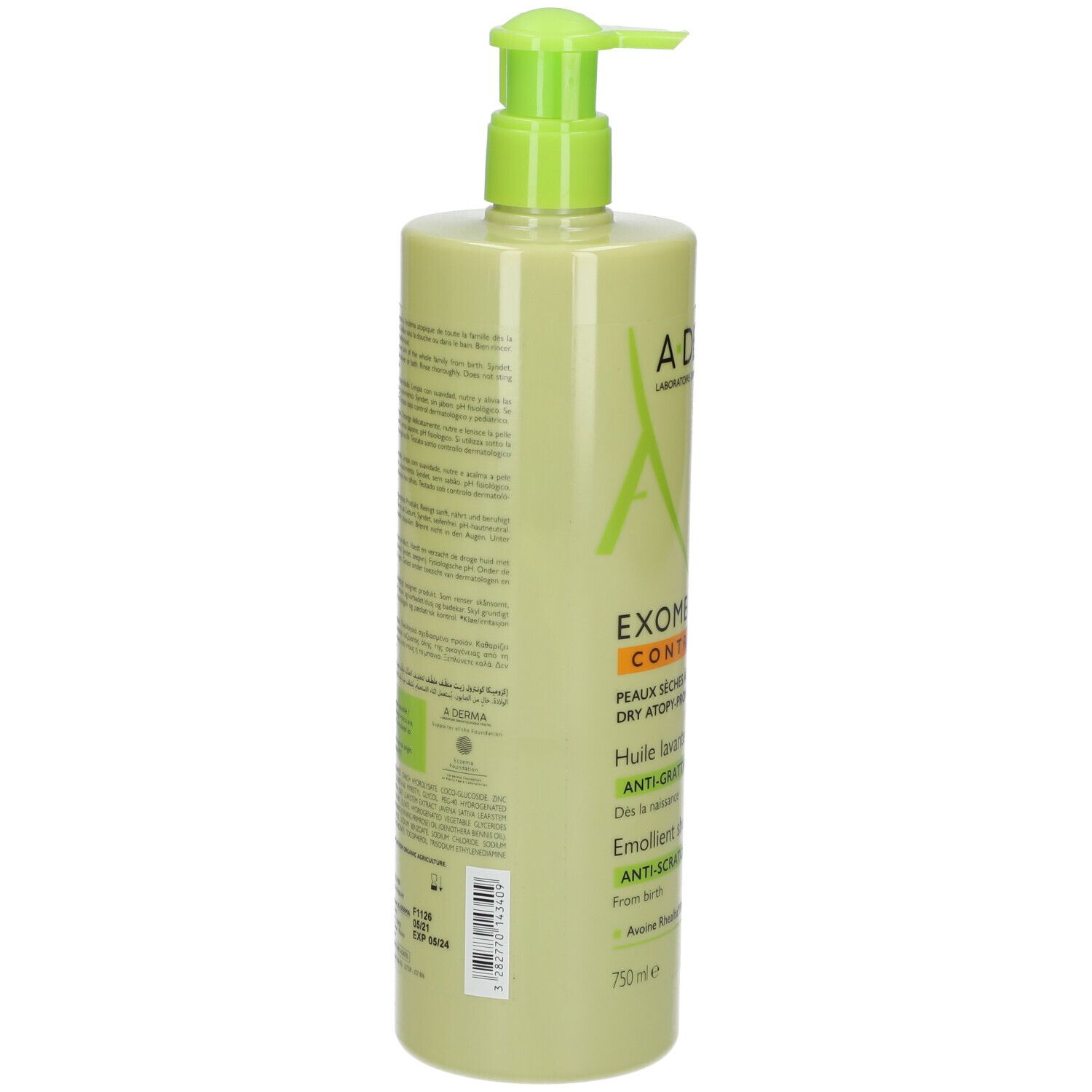 A-Derma Exomega Control Emolliërende Doucheolie