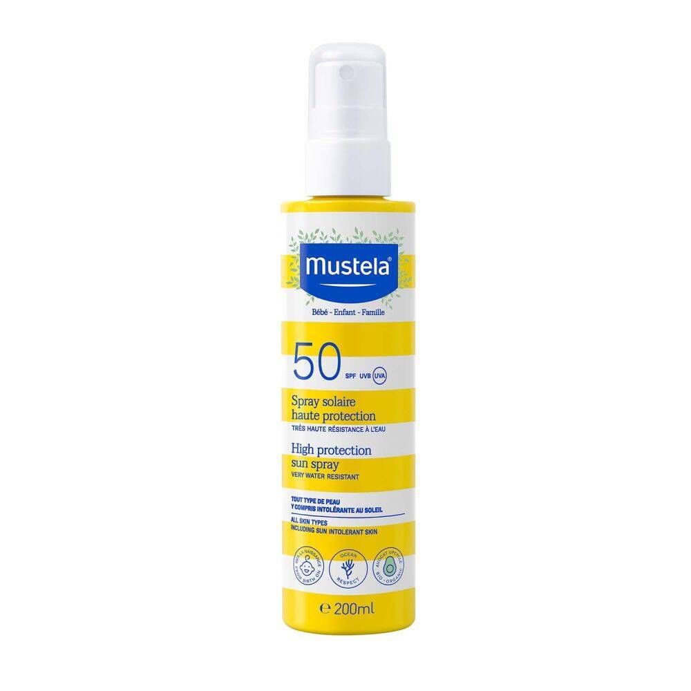 Mustela Zonnespray Hoge Bescherming SPF50