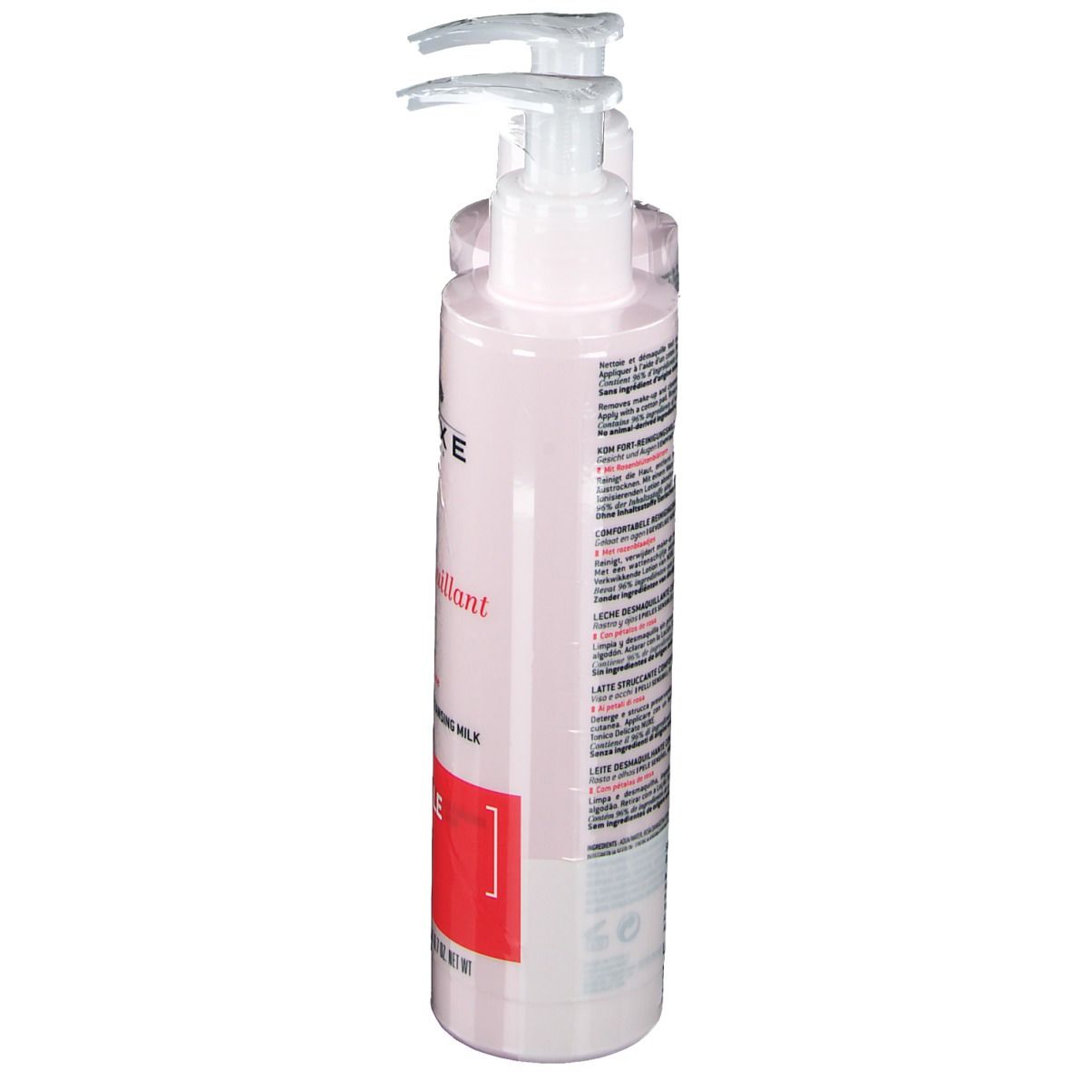 Nuxe Lait Démaquillant Confort aux Pétales de Rose DUO