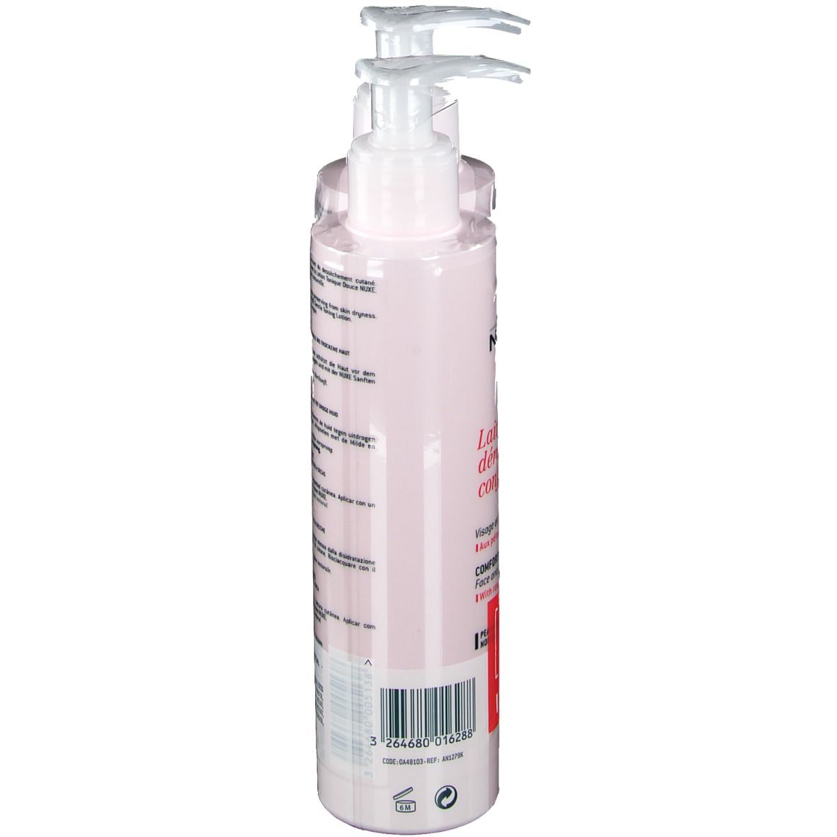Nuxe Lait Démaquillant Confort aux Pétales de Rose DUO
