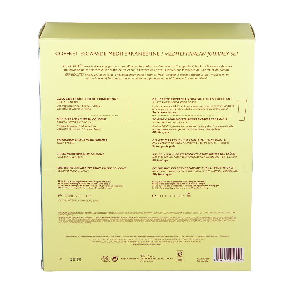 Bio Beauté by Nuxe Box Cedrat