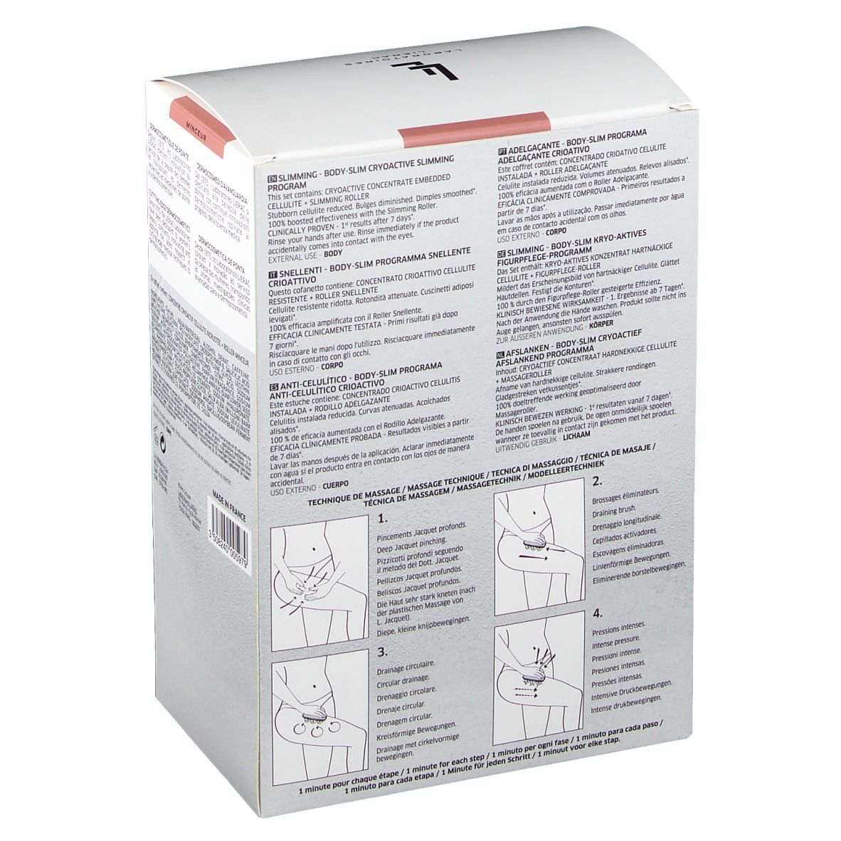 Lierac Body-Slim Cryoactive Concentrate Embedded Cellulite + Slimming Roller
