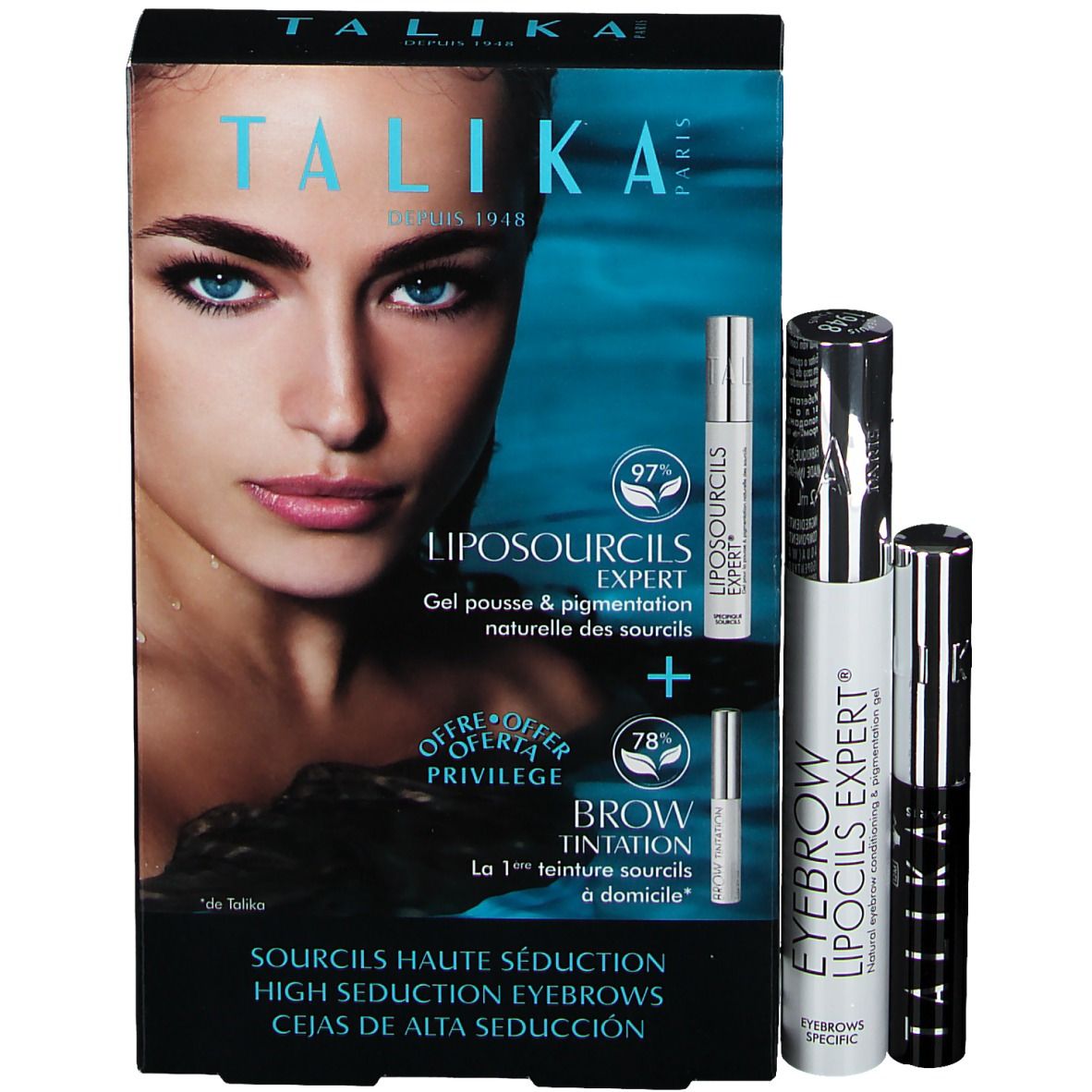Talika Box Liposourcils Expert + Teinture Sourcils GRATUIT
