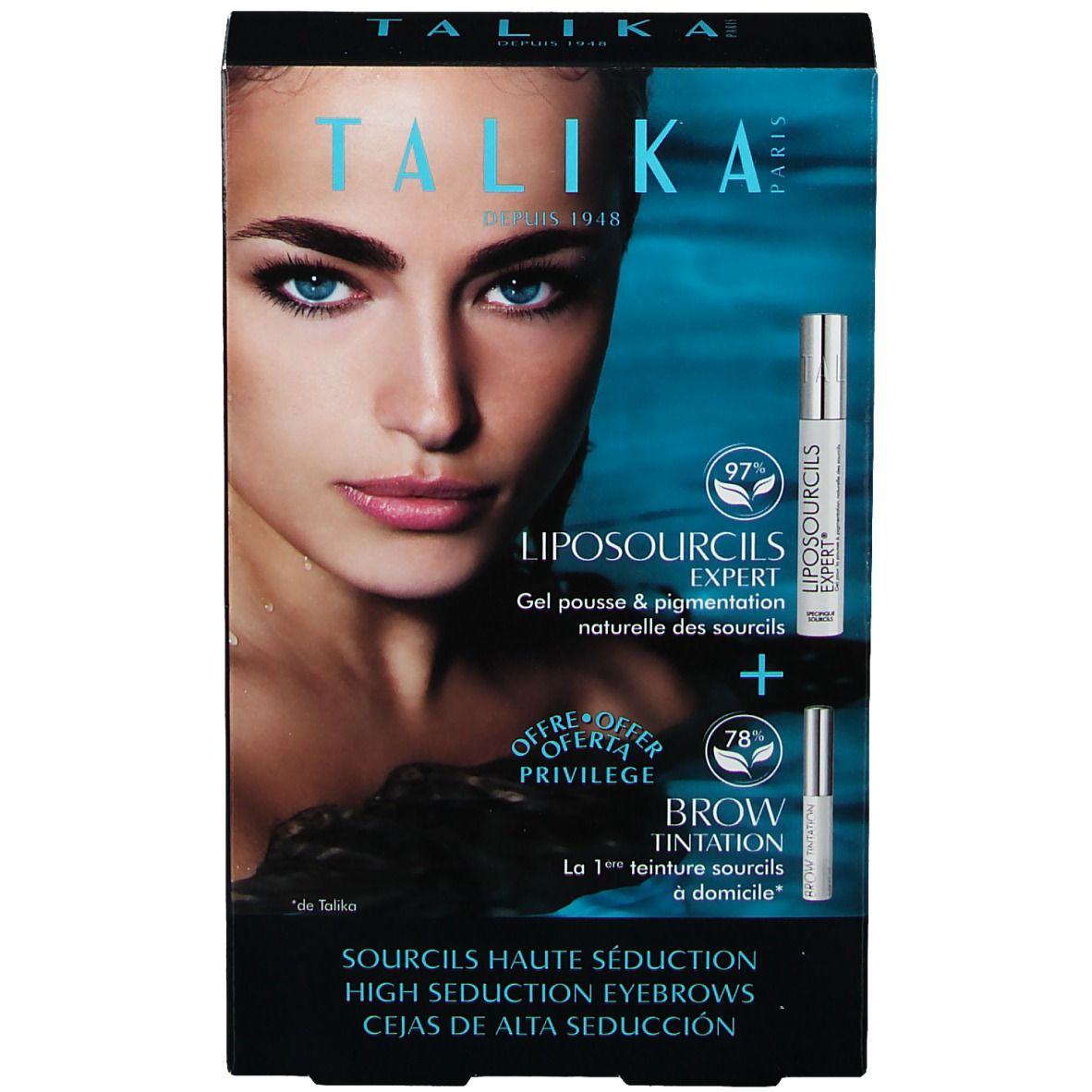 Talika Box Liposourcils Expert + Teinture Sourcils GRATUIT