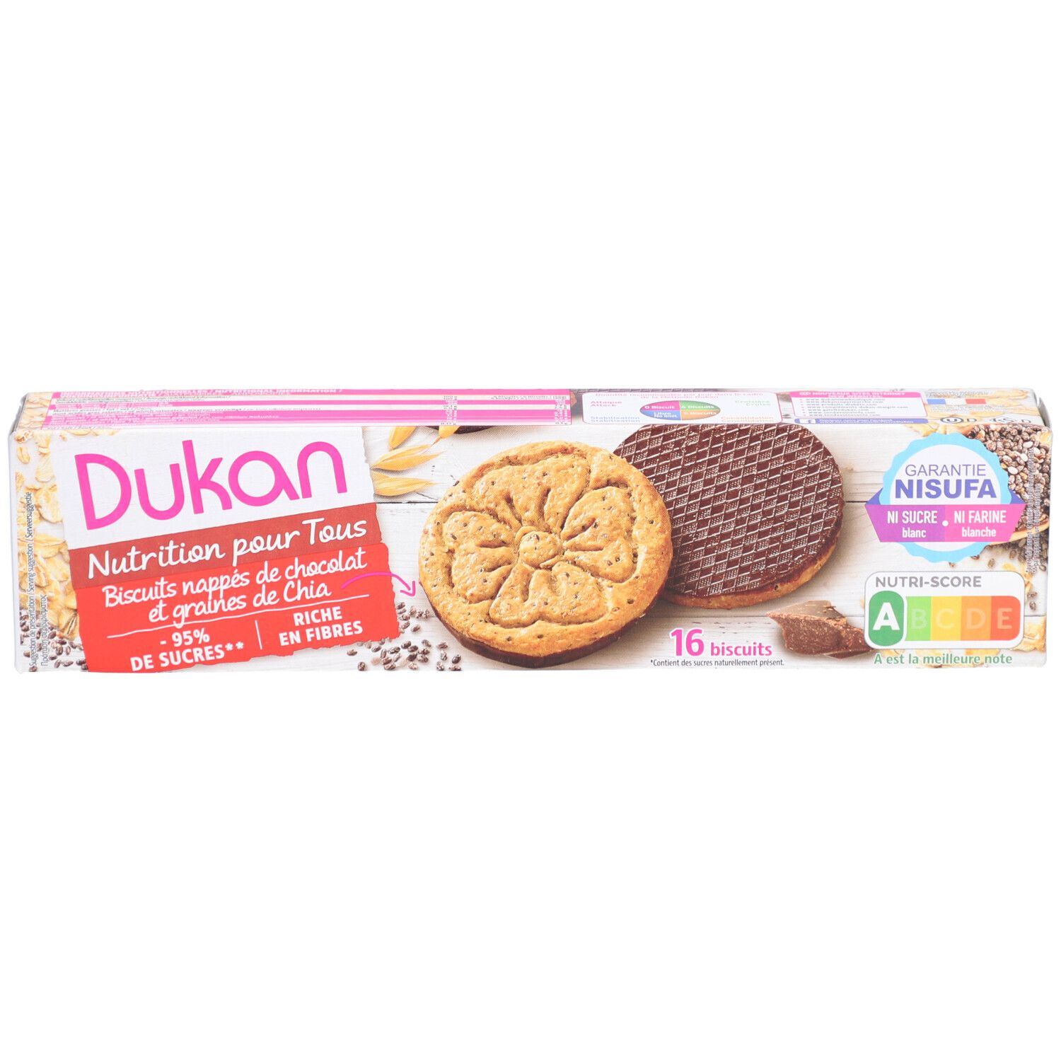 Biscuits Chocolat Dukan aux Graines de Chia