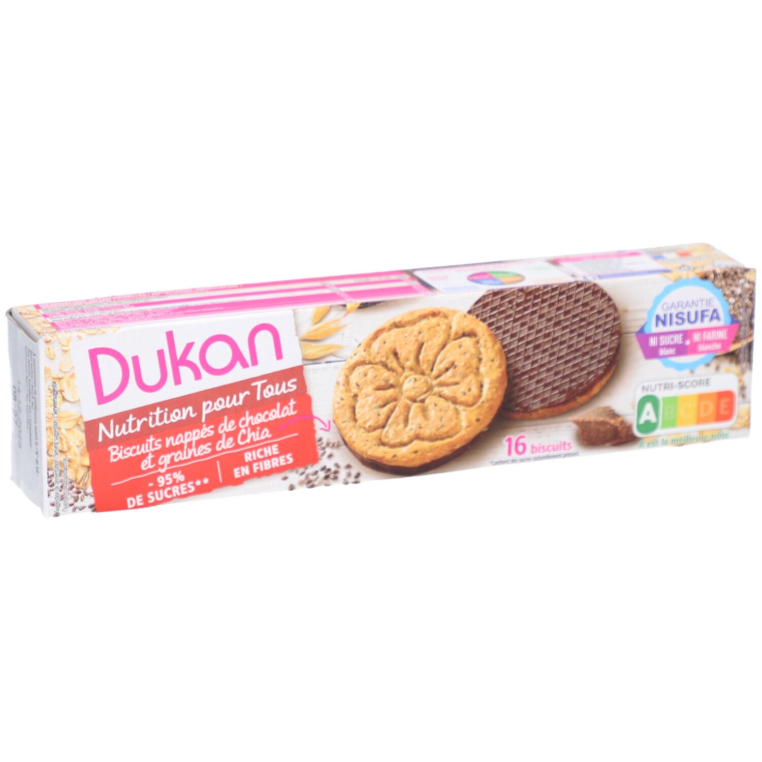 Dukan Chocoladekoekjes met Chiazaad