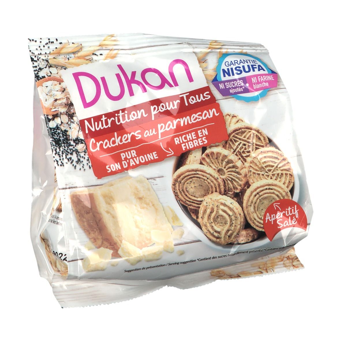 Dukan Mini Sablés Parmesan et Graines