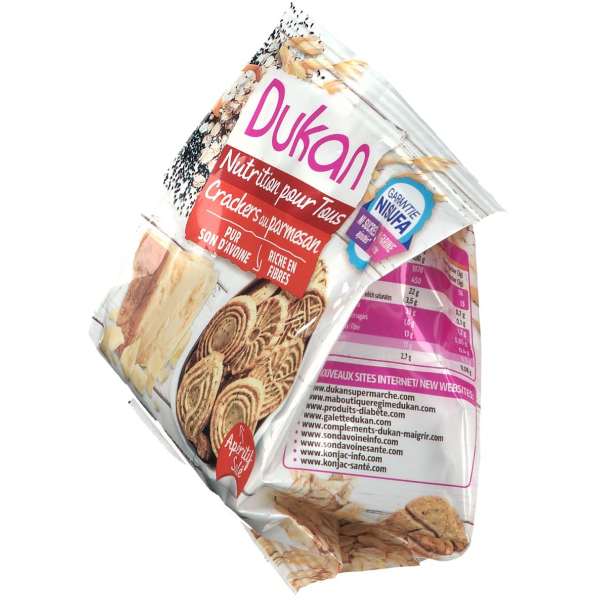 Dukan Mini Sablés Parmesan et Graines