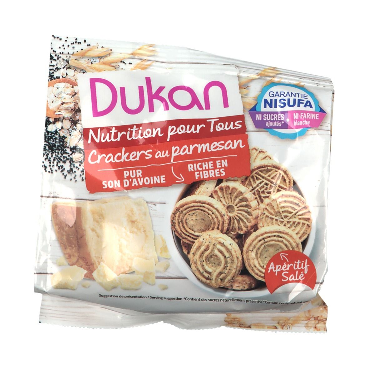 Dukan Mini Sablés Parmesan et Graines