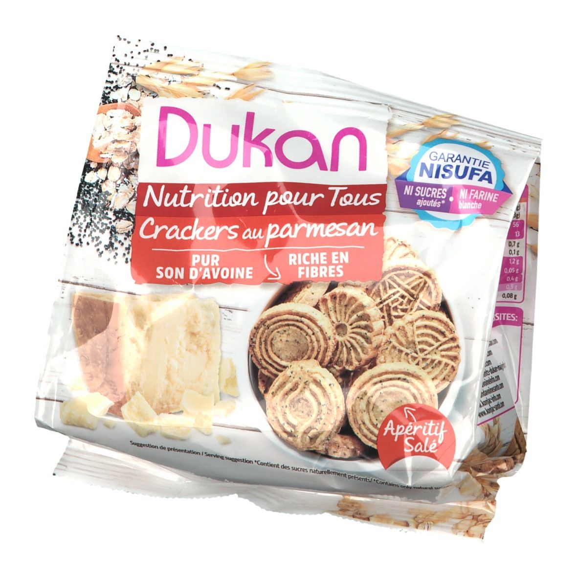 Dukan Mini Sablés Parmesan et Graines