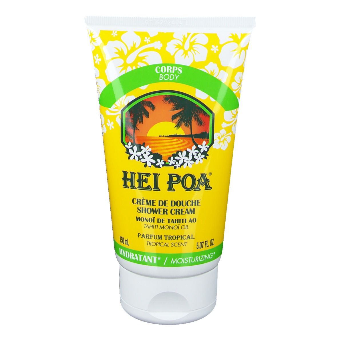 Hei Poa Crème de Douche Monoï de Tahiti Tropical