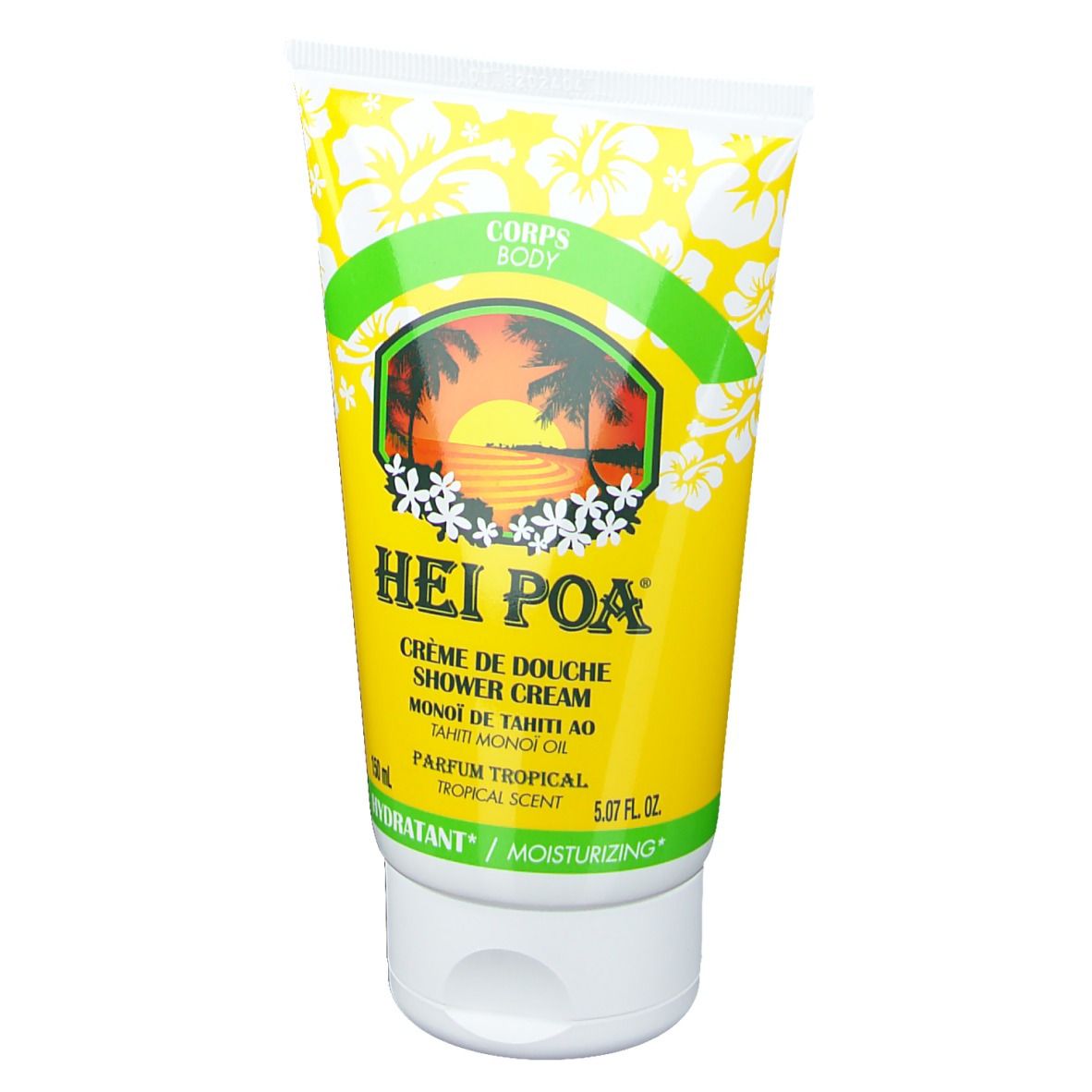 Hei Poa Crème de Douche Monoï de Tahiti Tropical
