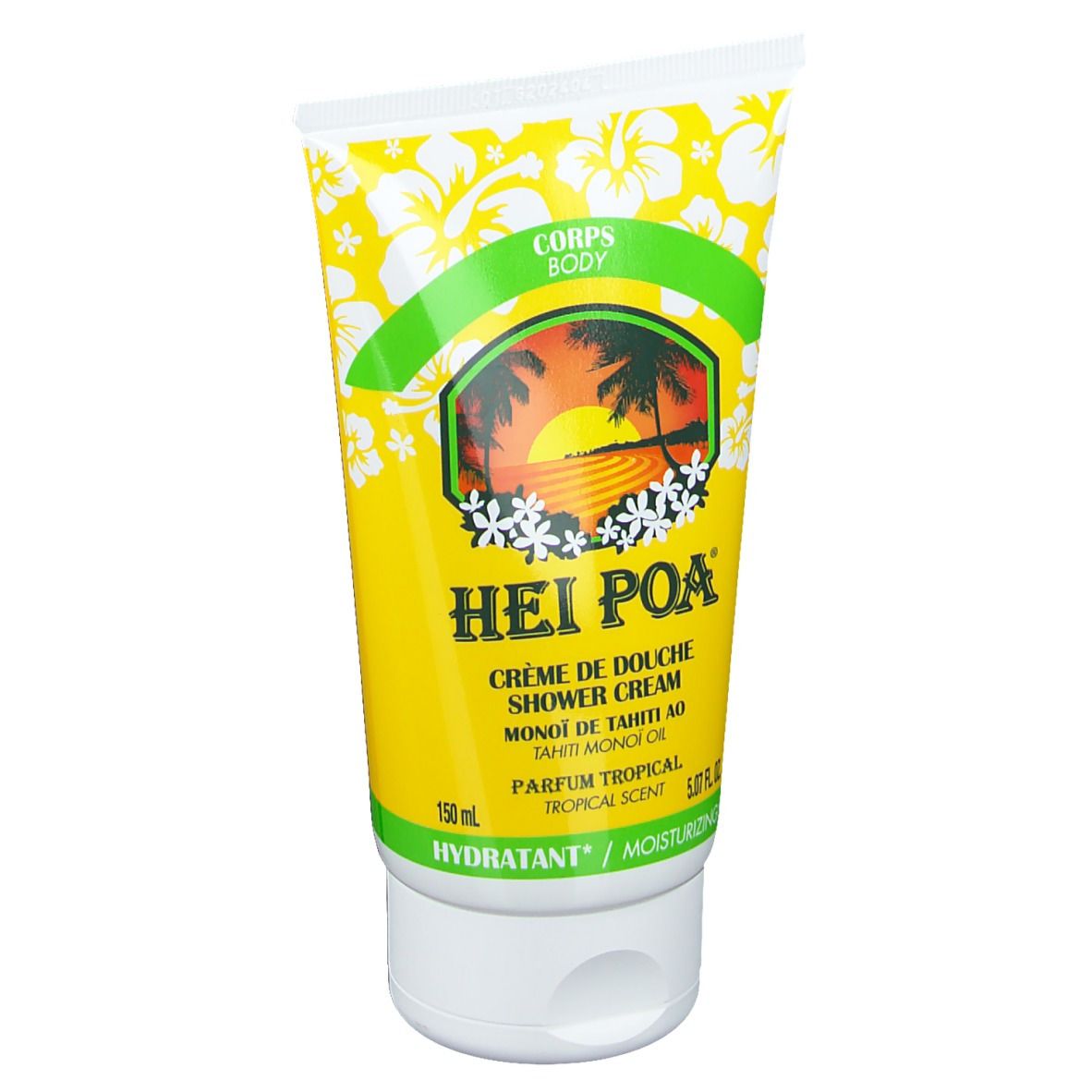Hei Poa Crème de Douche Monoï de Tahiti Tropical