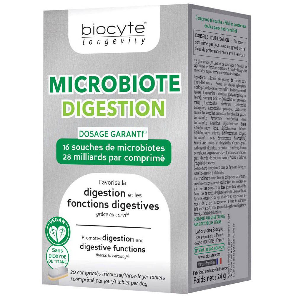 Biocyte Microbiote Digestion Comprimés