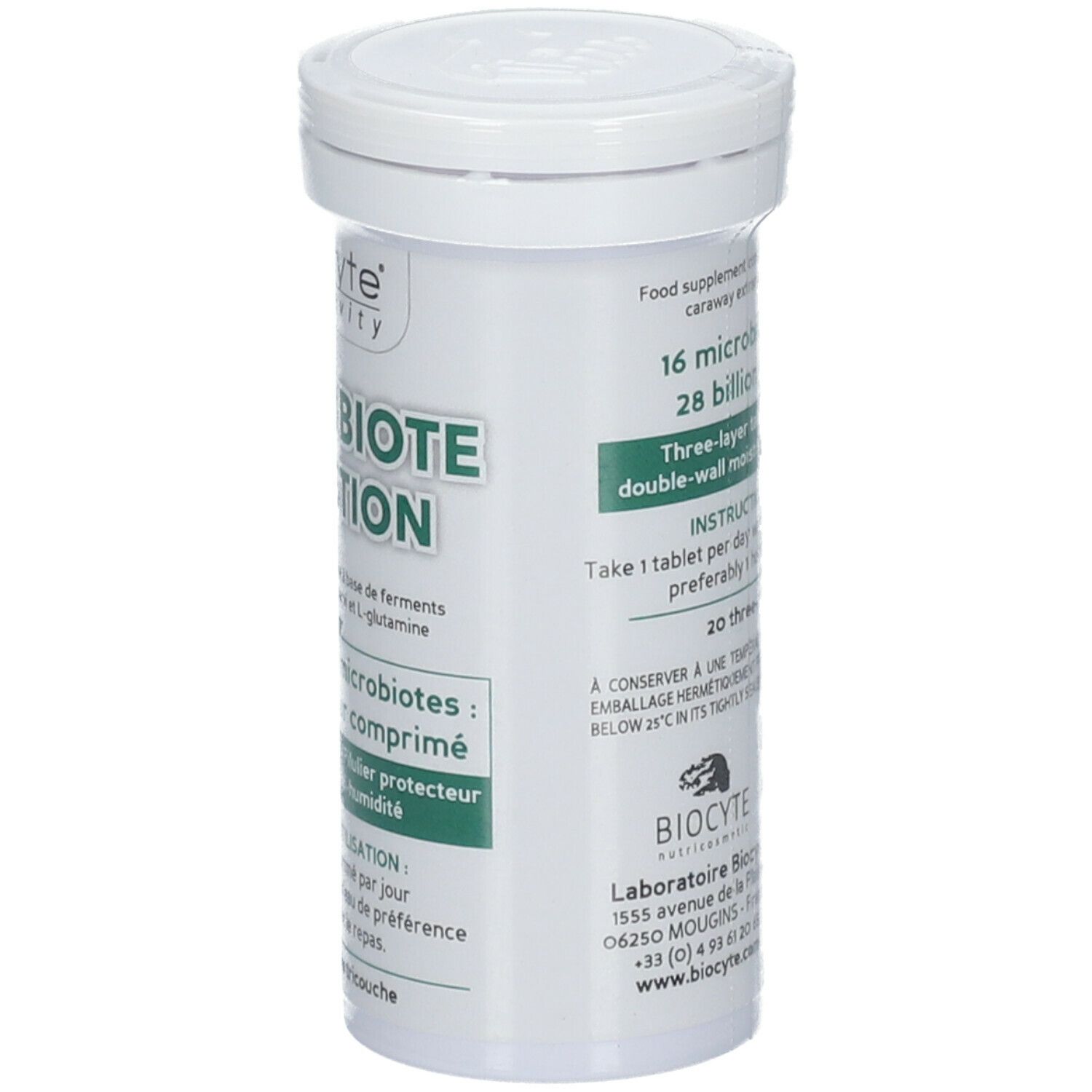 Biocyte Microbiote Digestion Comprimés
