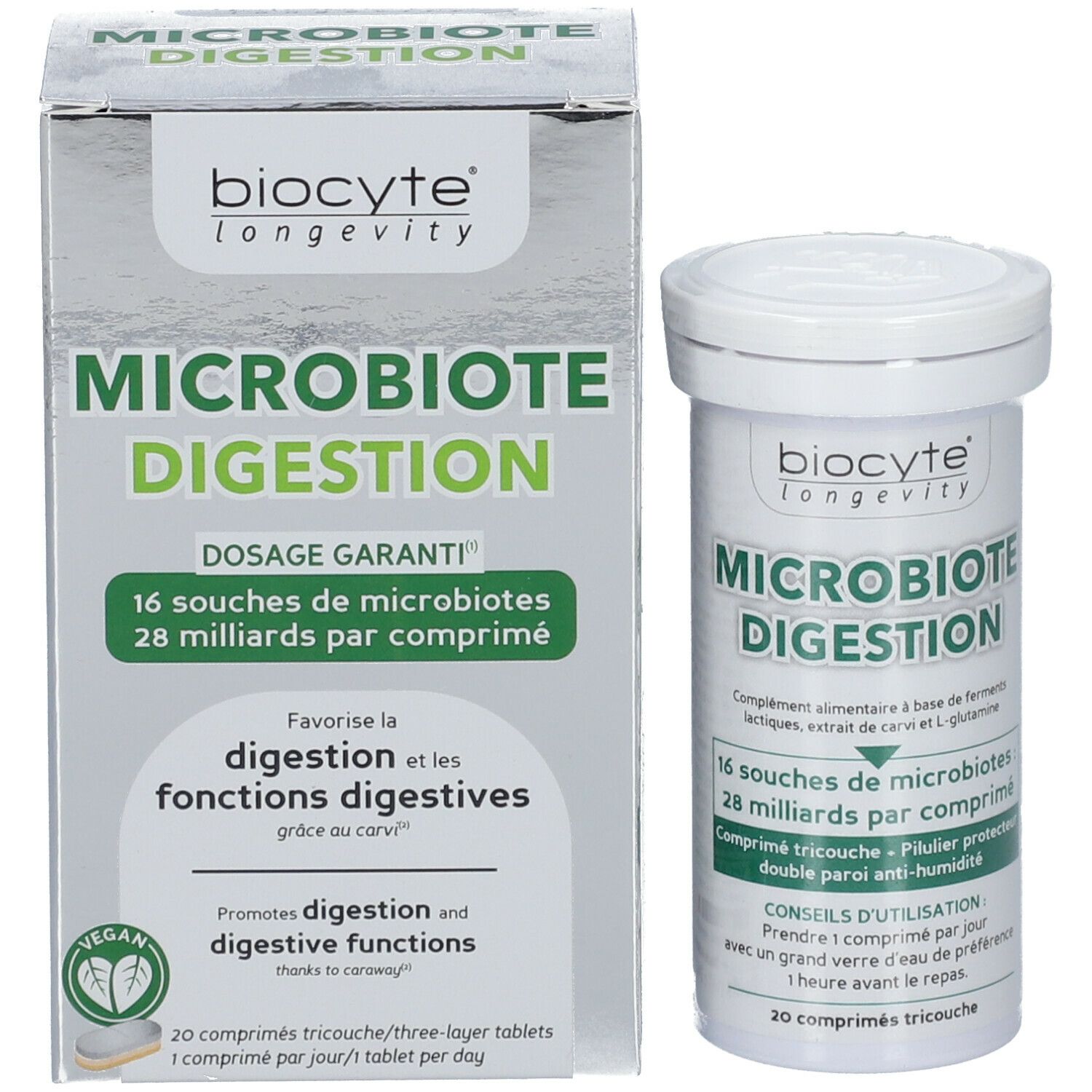 Biocyte Microbiote Digestion Comprimés