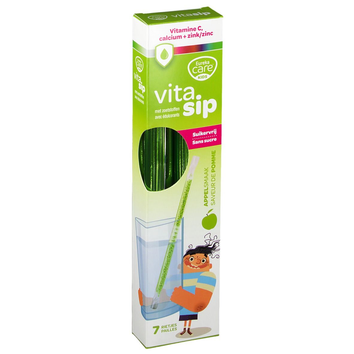 Eureka Care Vitasip Vit C Zinc Pomme