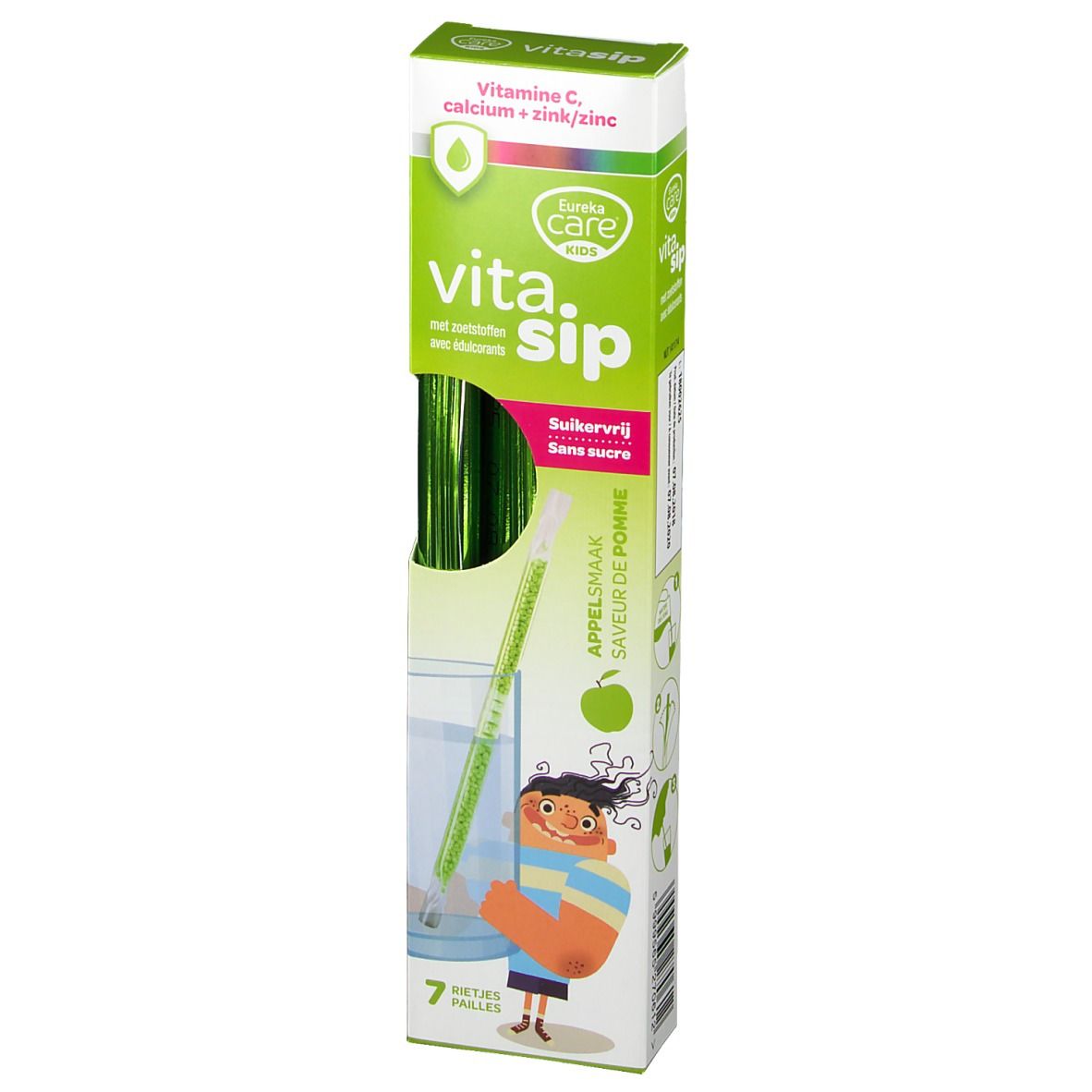 Eureka Care Vitasip Vit C Zinc Pomme