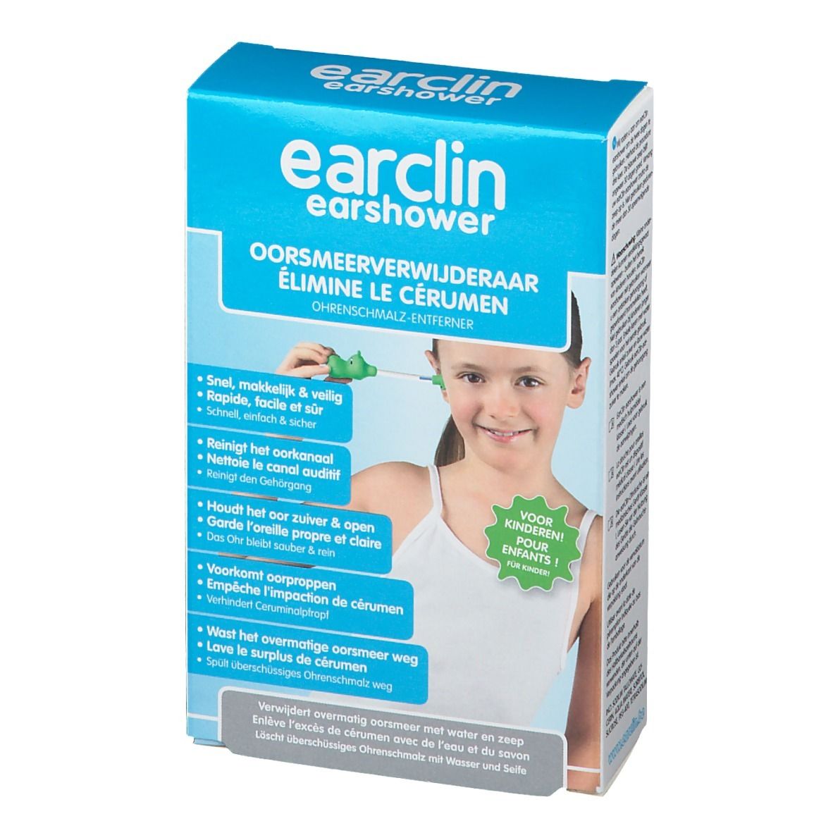 Earclin Earshower Élimine le Cérumen Enfant
