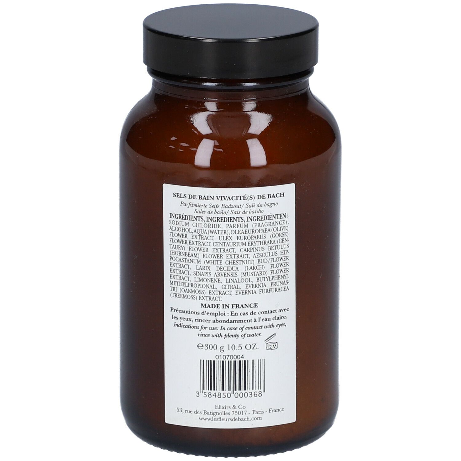Elixirs & Co Vivacité(s) de Bach Sels de Bain