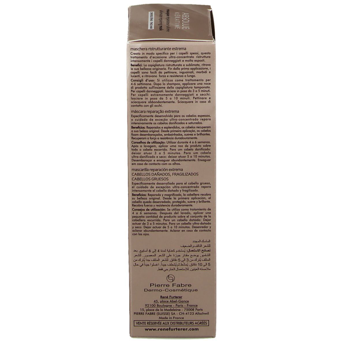 Rene Furterer Absolue Kératine Ultiem Herstellend Rijk Masker