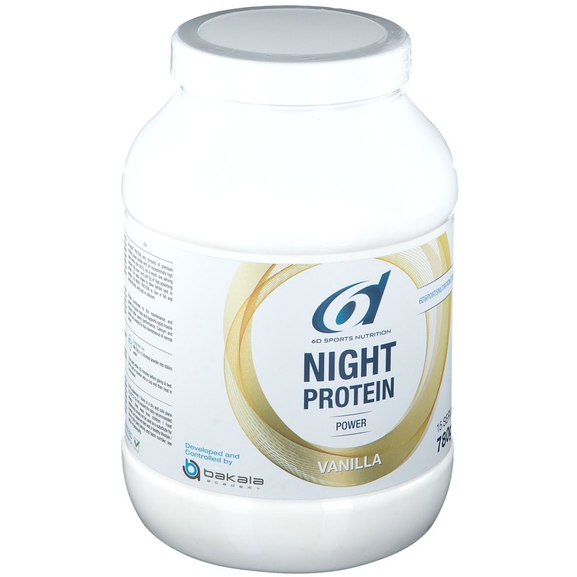 6D Sports Nutrition Night Protein Vanilla
