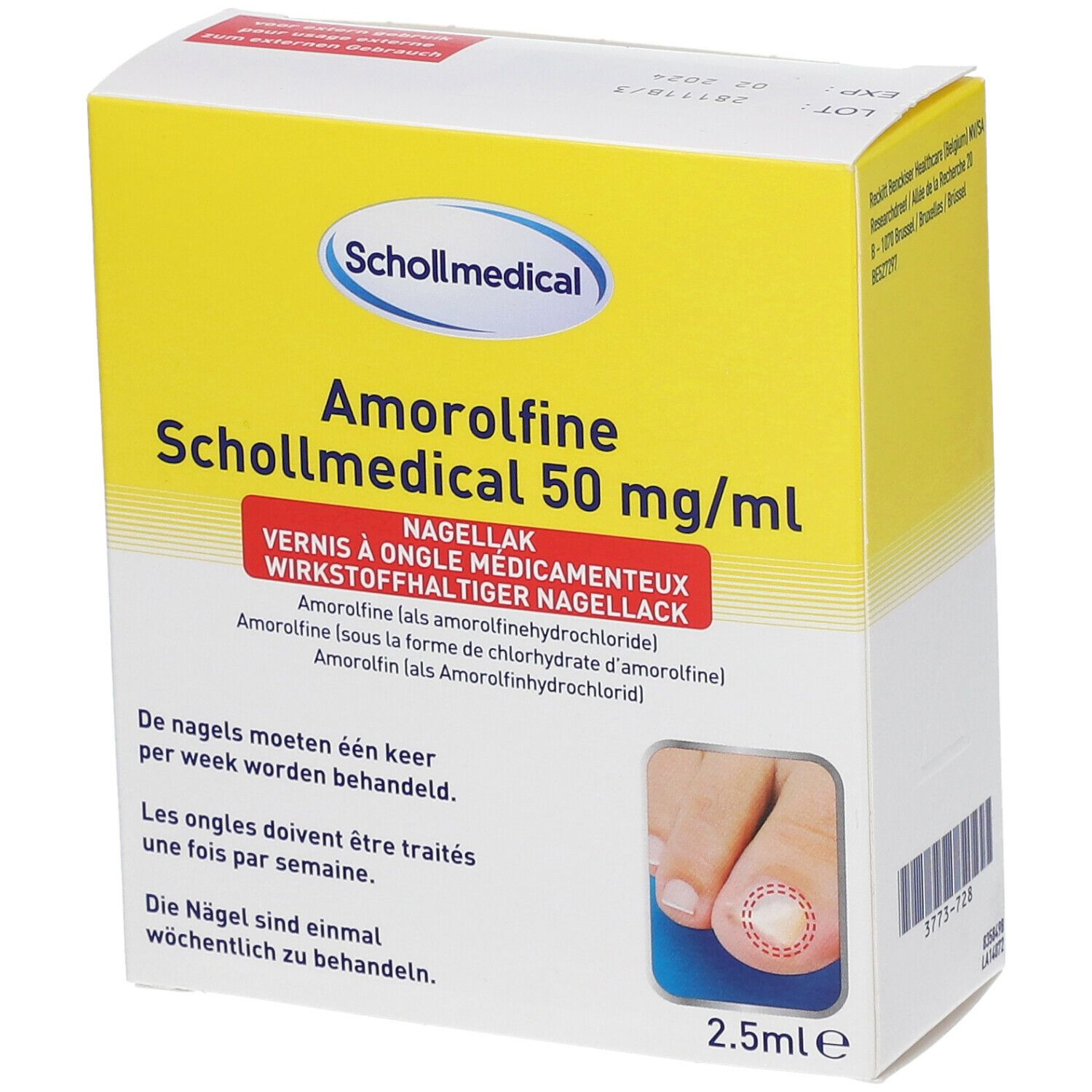 Scholl Pharma Amorolfine Schollmedical 50 mg/ml