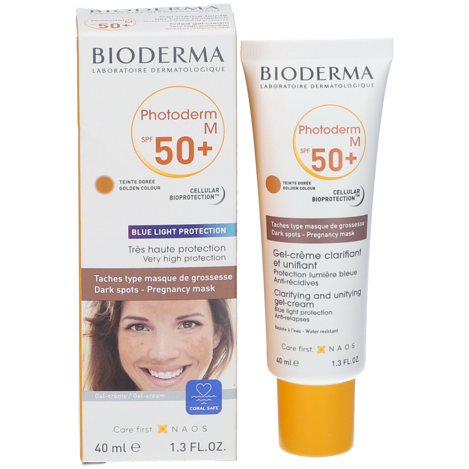 Bioderma Photoderm M SPF50+ Verhelderende Gel-Crème Gold