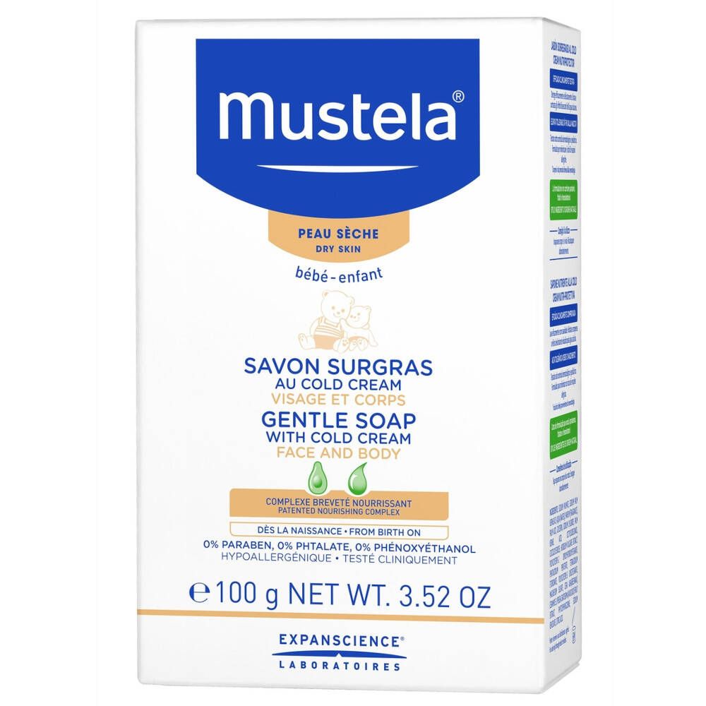 Mustela Overvette Zeep met Cold Cream Droge Huid