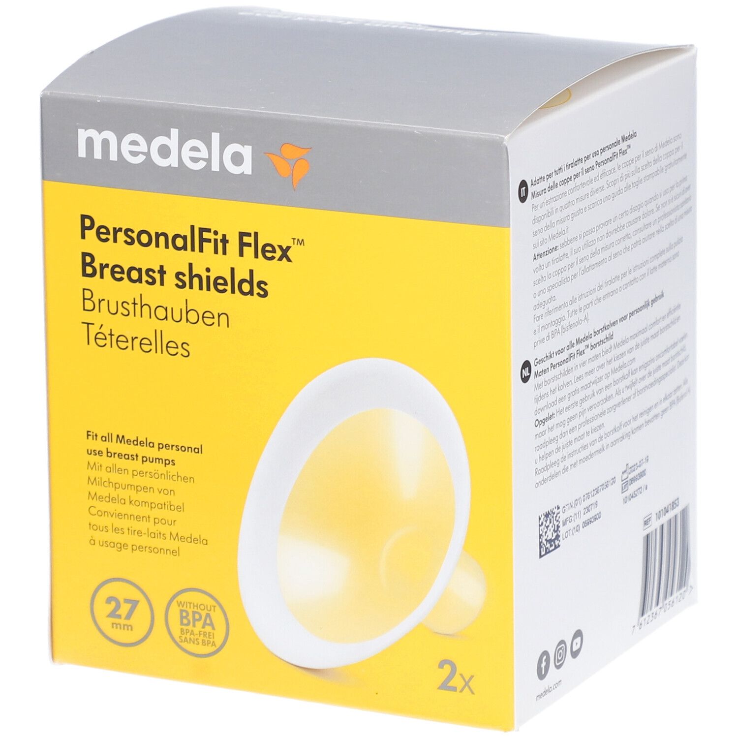 Medela PersonalFit Flex™ Téterelle Large 27mm