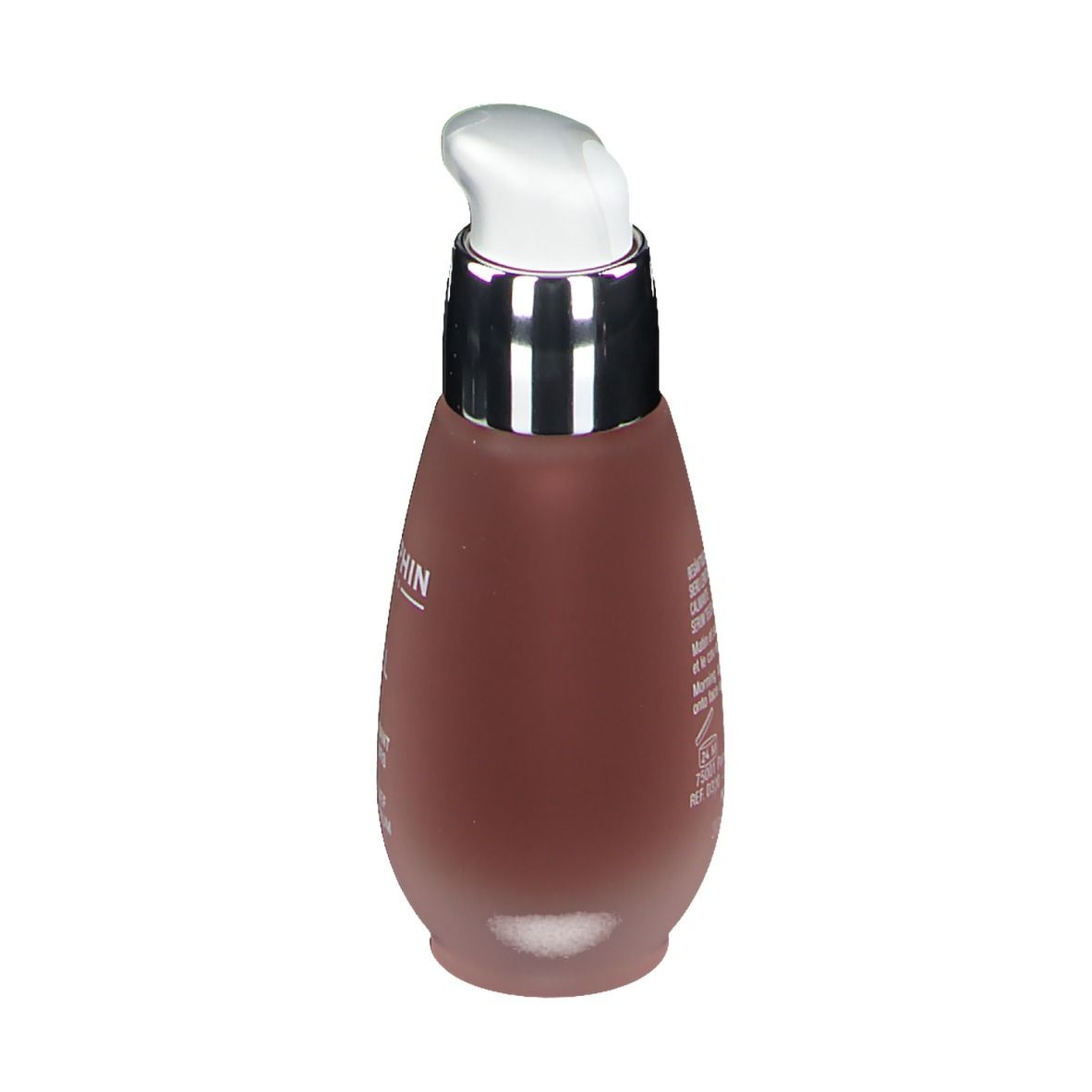 Serum tegen roodheid. Fles met pomp. Merk DARPHIN, productnaam INTRAL. Tekst: Sérum apaisant anti-rougeurs, Redness Relief Soothing Serum.